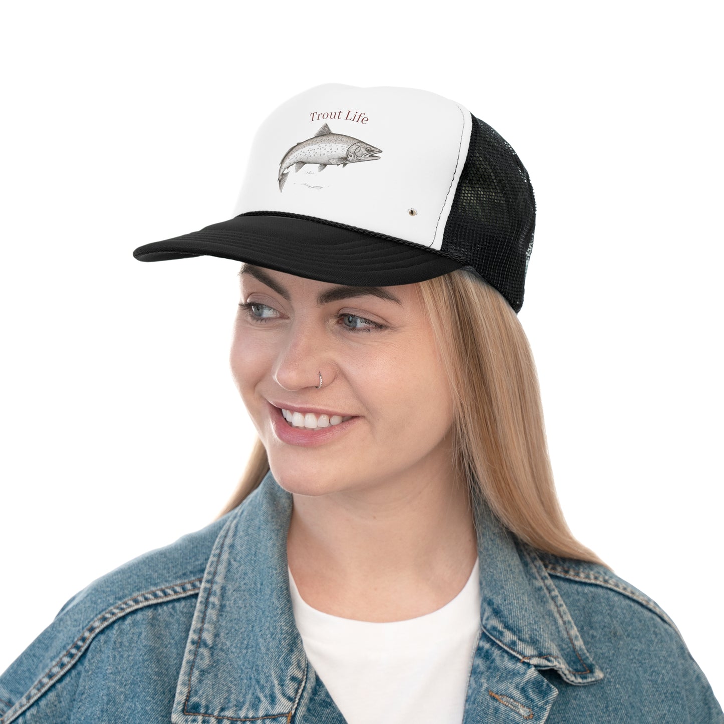 Trout Life Trucker Caps