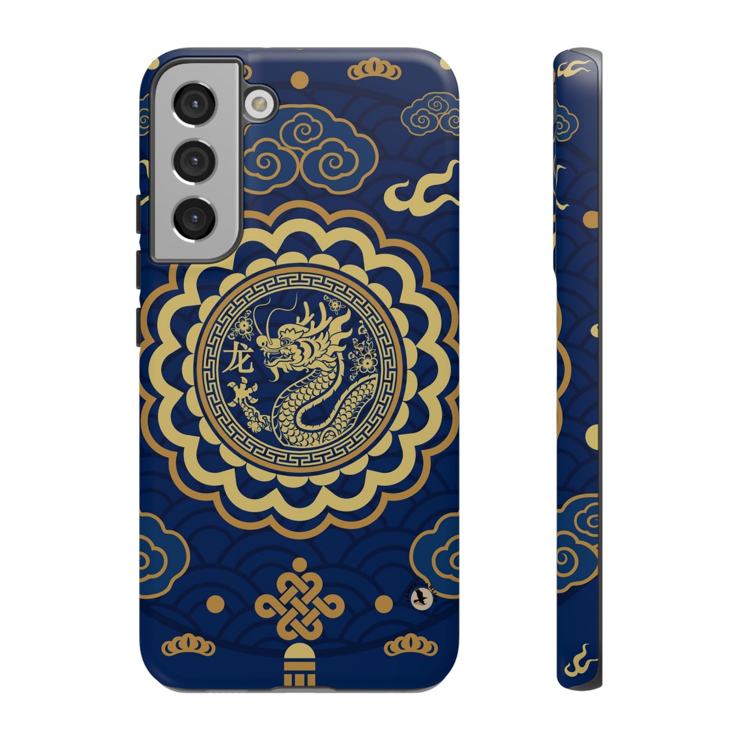 Year of the Dragon - Blue and Gold Dragon Phone Case