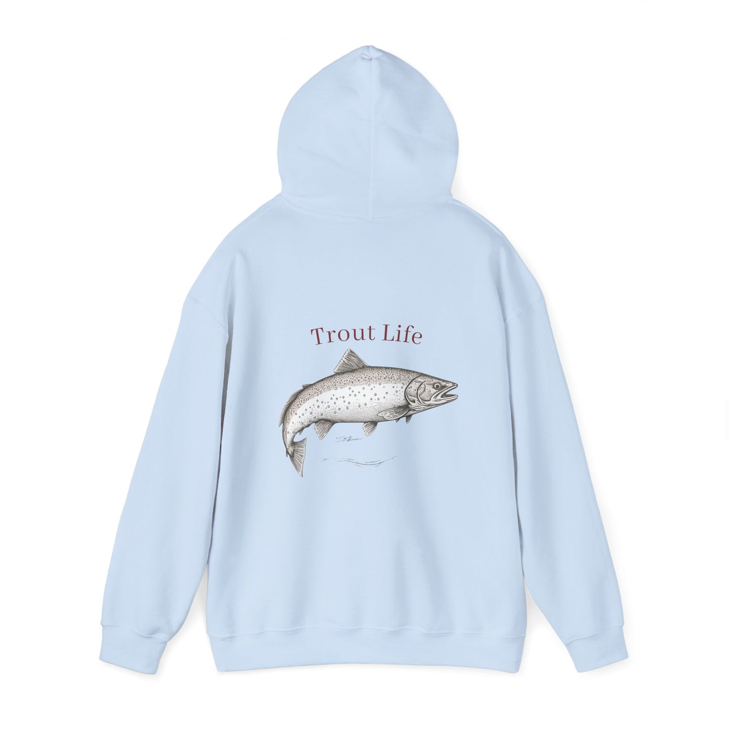 Trout Life(™)  Heavy Blend™ Hooded Sweatshirt