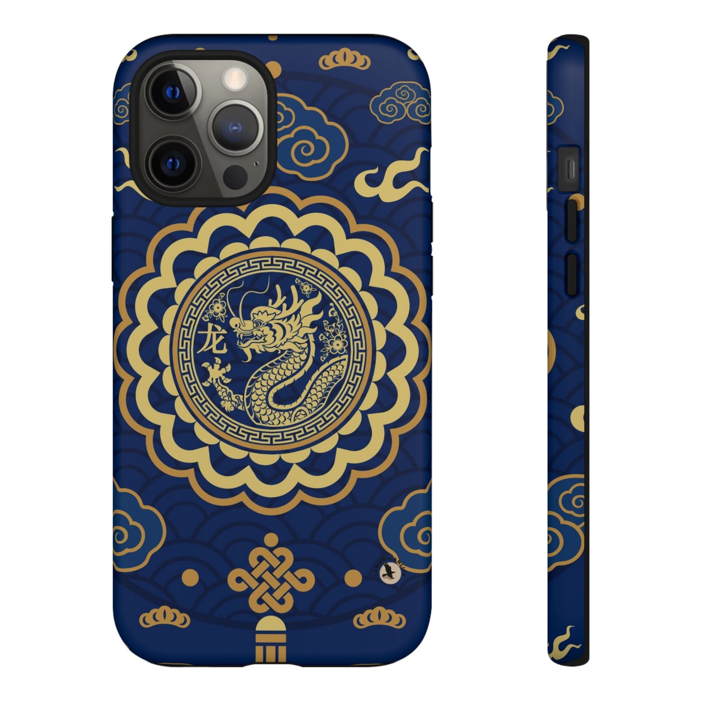 Year of the Dragon - Blue and Gold Dragon Phone Case