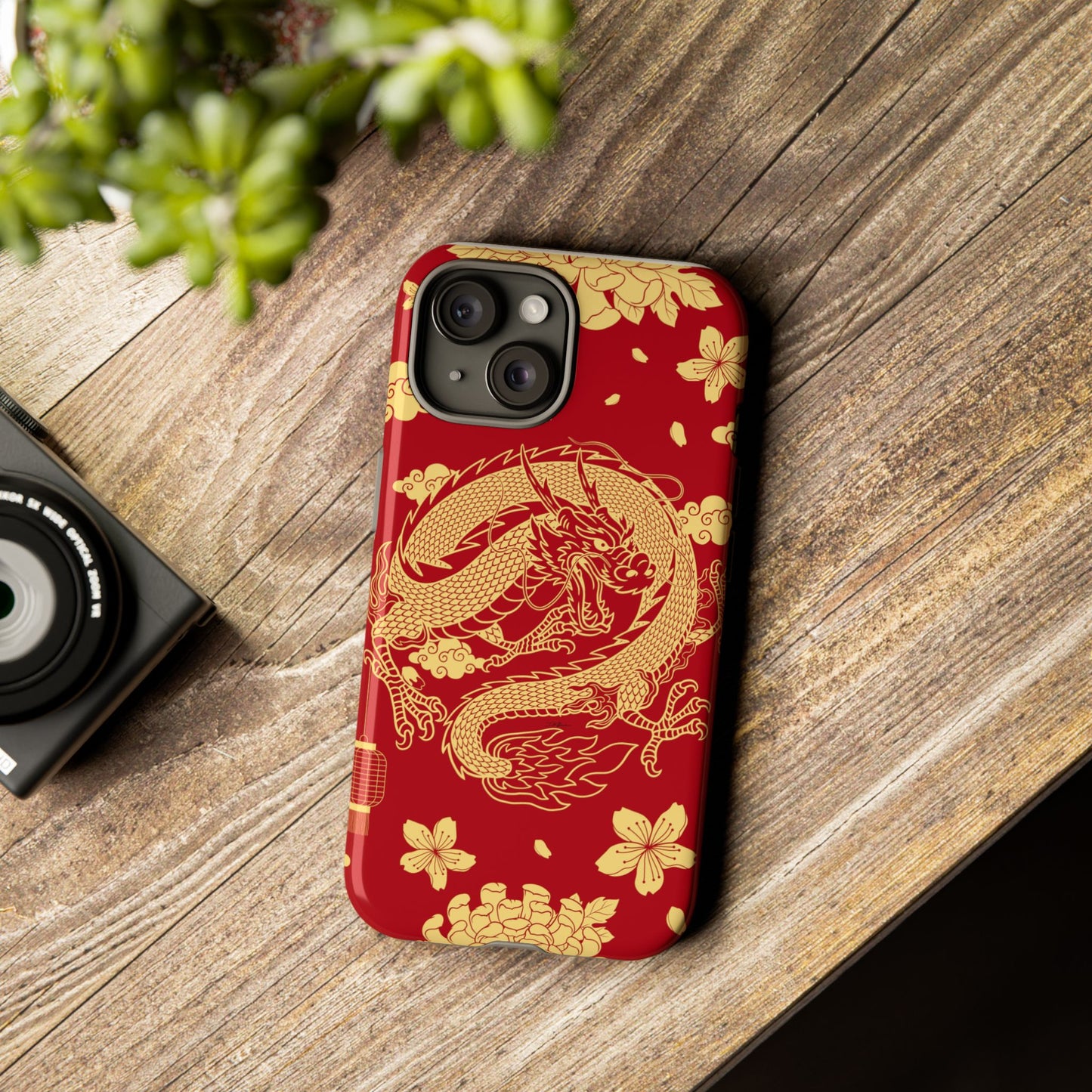 Year of the Dragon - Red and Gold Dragon - Tough Case