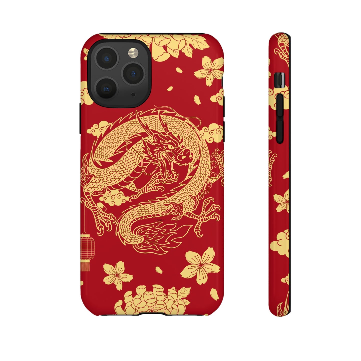 Year of the Dragon - Red and Gold Dragon - Tough Case