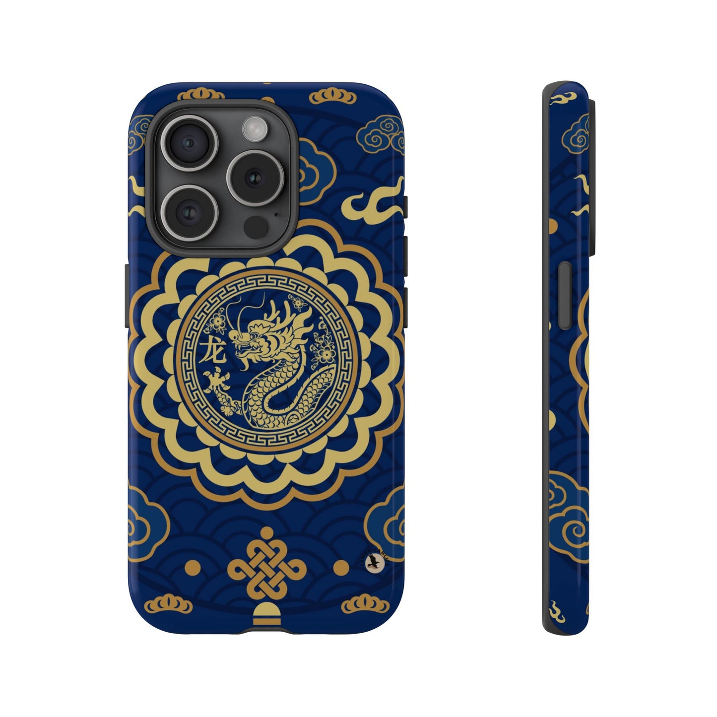 Year of the Dragon - Blue and Gold Dragon Phone Case