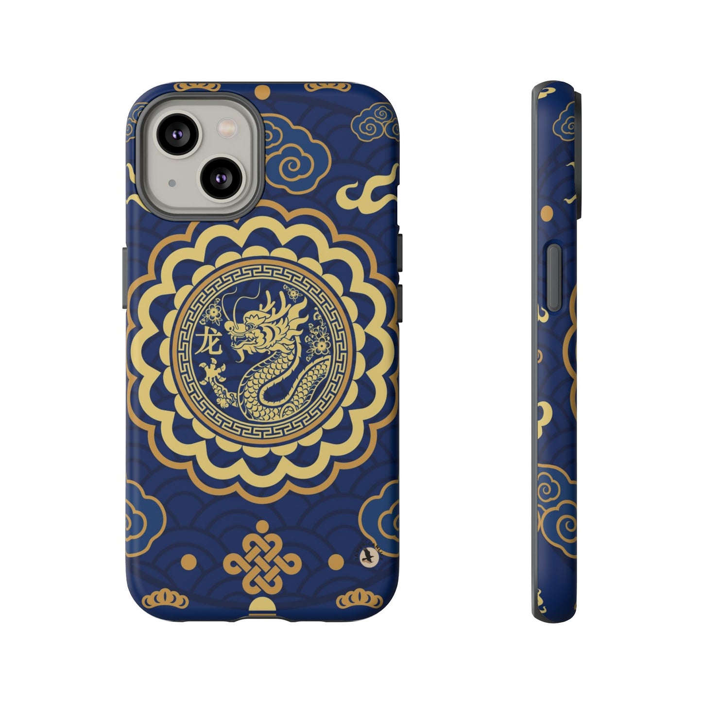 Year of the Dragon - Blue and Gold Dragon Phone Case