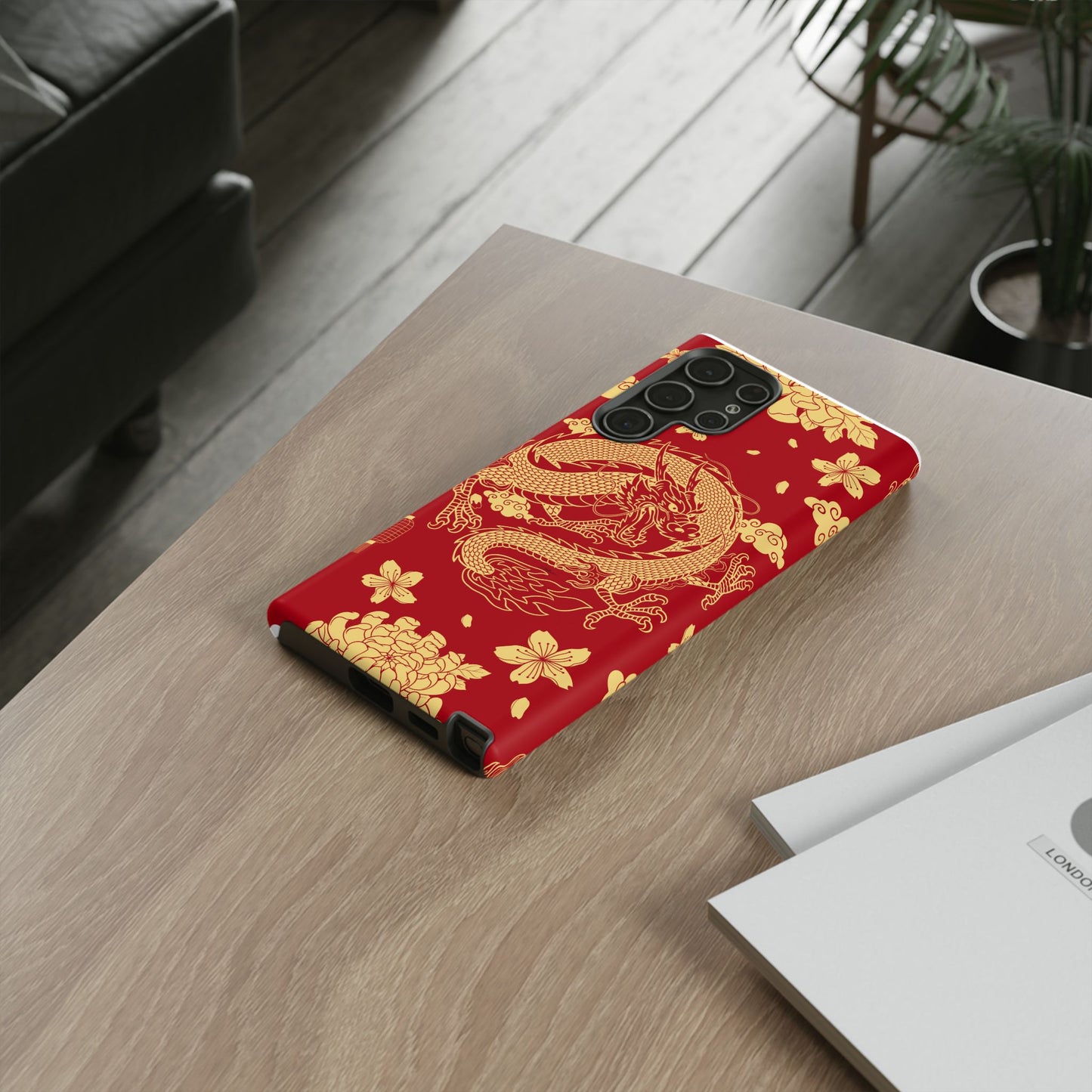 Year of the Dragon - Red and Gold Dragon - Tough Case