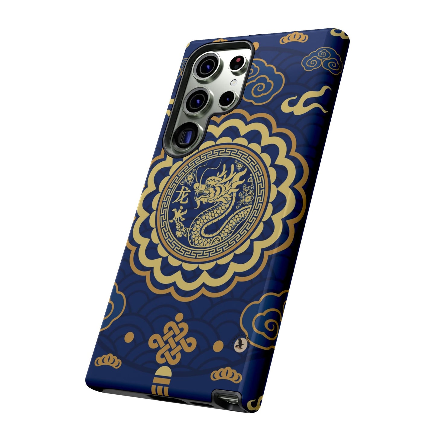 Year of the Dragon - Blue and Gold Dragon Phone Case