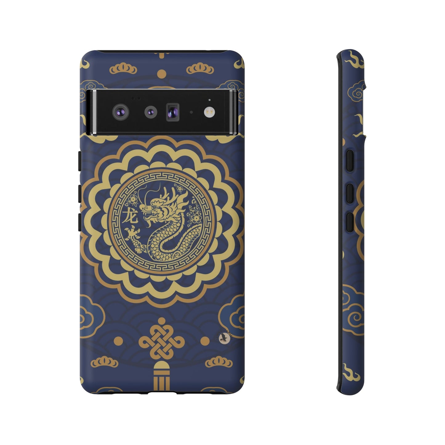 Year of the Dragon - Blue and Gold Dragon Phone Case