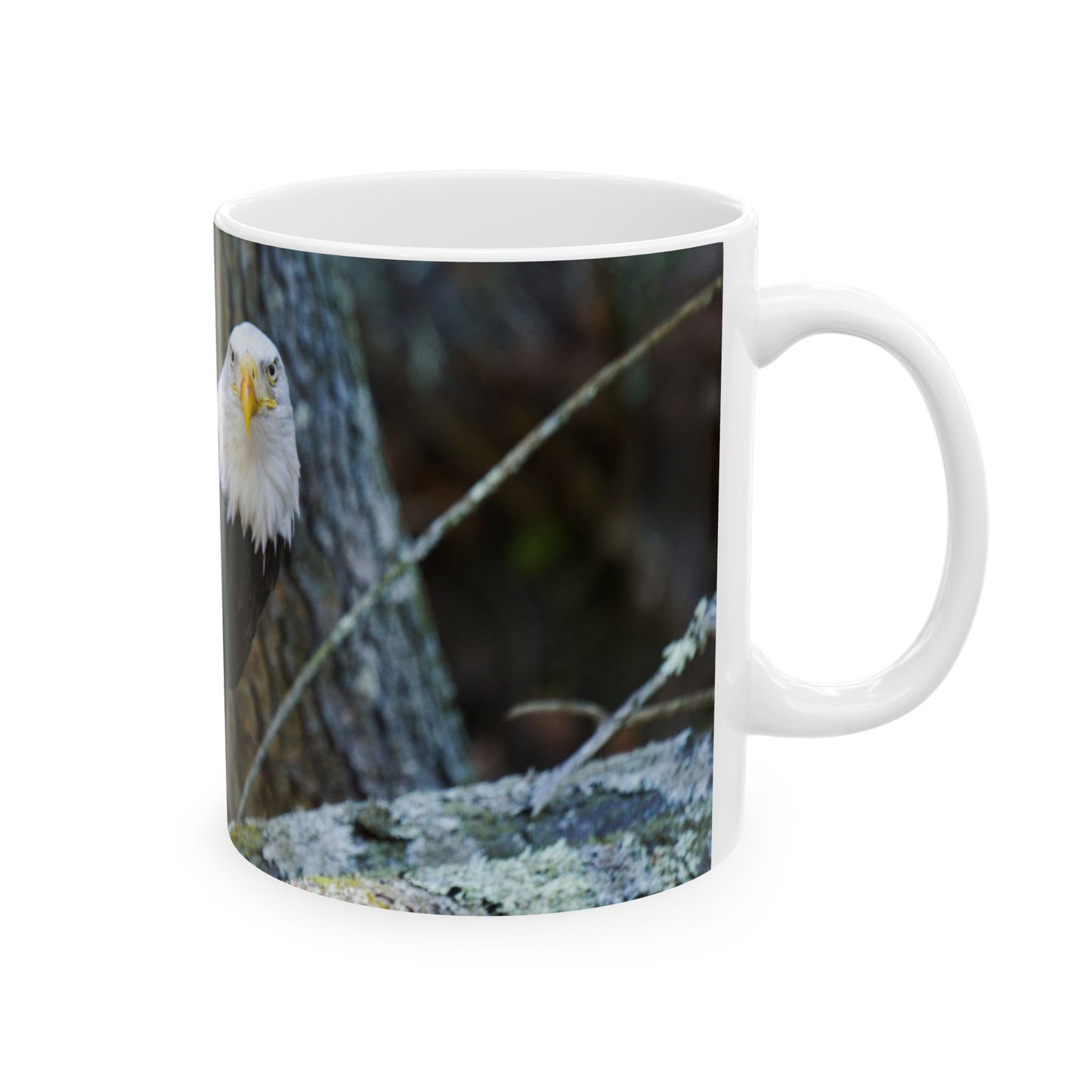 Mug - Beautiful Bald Eagle Photograph Ceramic Mug (11oz, 15oz)