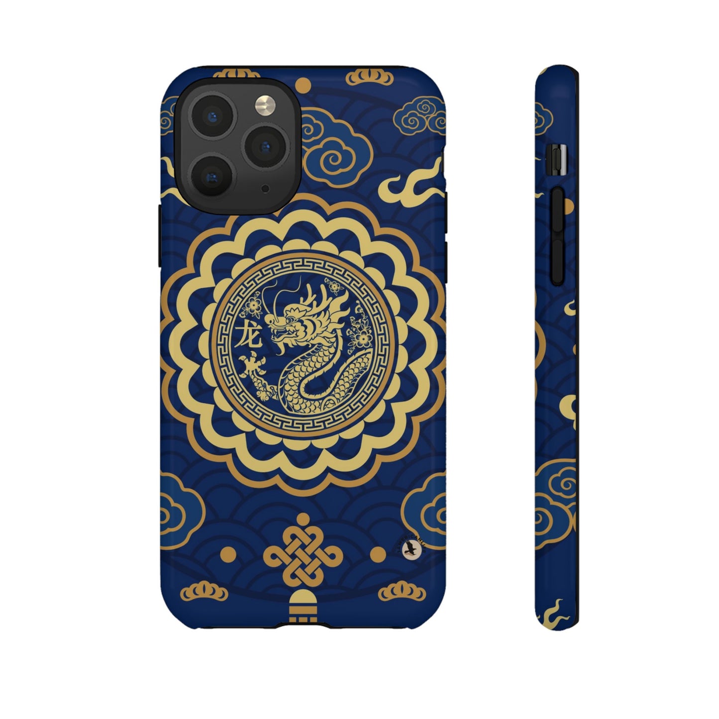 Year of the Dragon - Blue and Gold Dragon Phone Case