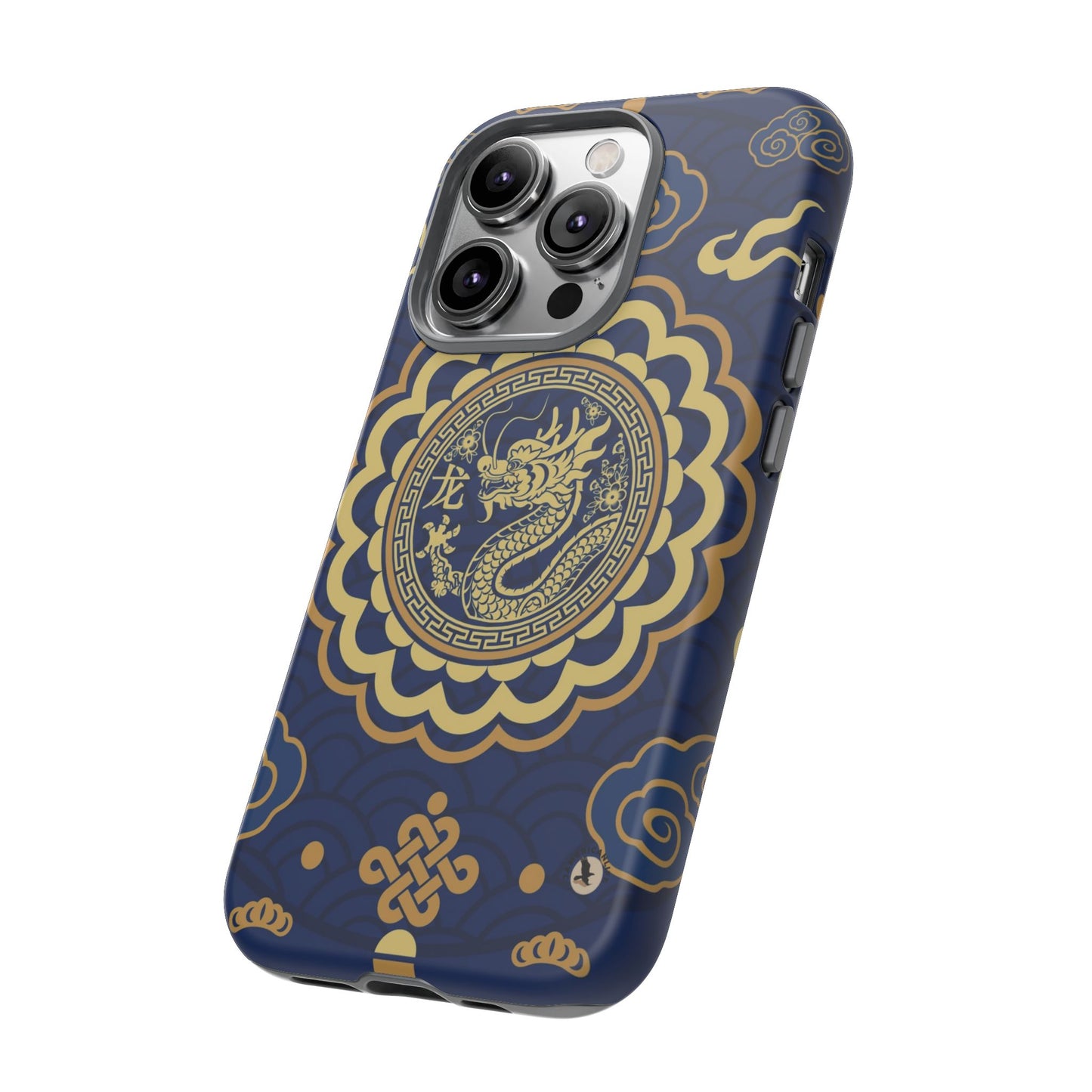 Year of the Dragon - Blue and Gold Dragon Phone Case