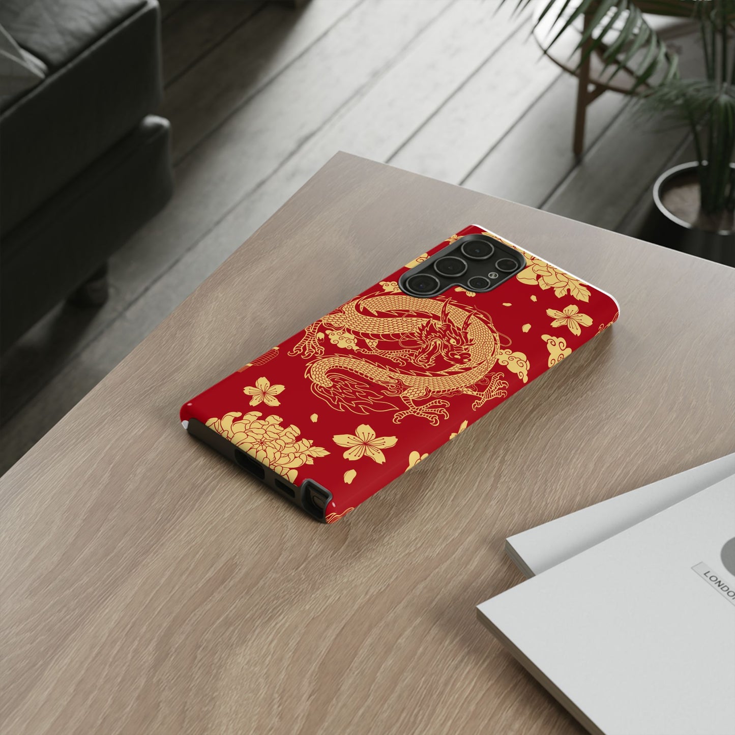 Year of the Dragon - Red and Gold Dragon - Tough Case