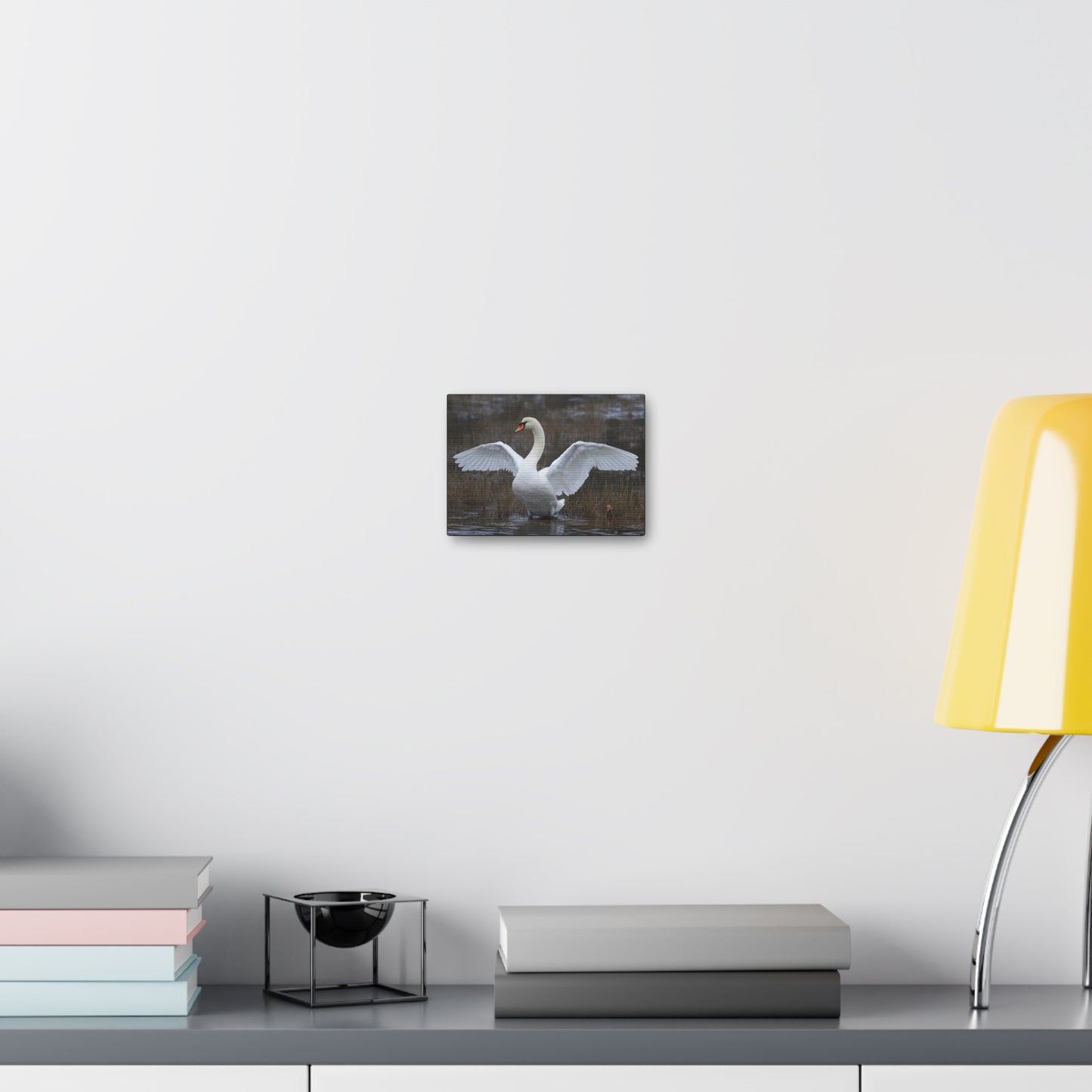 Amazing Swan Photograph on Canvas