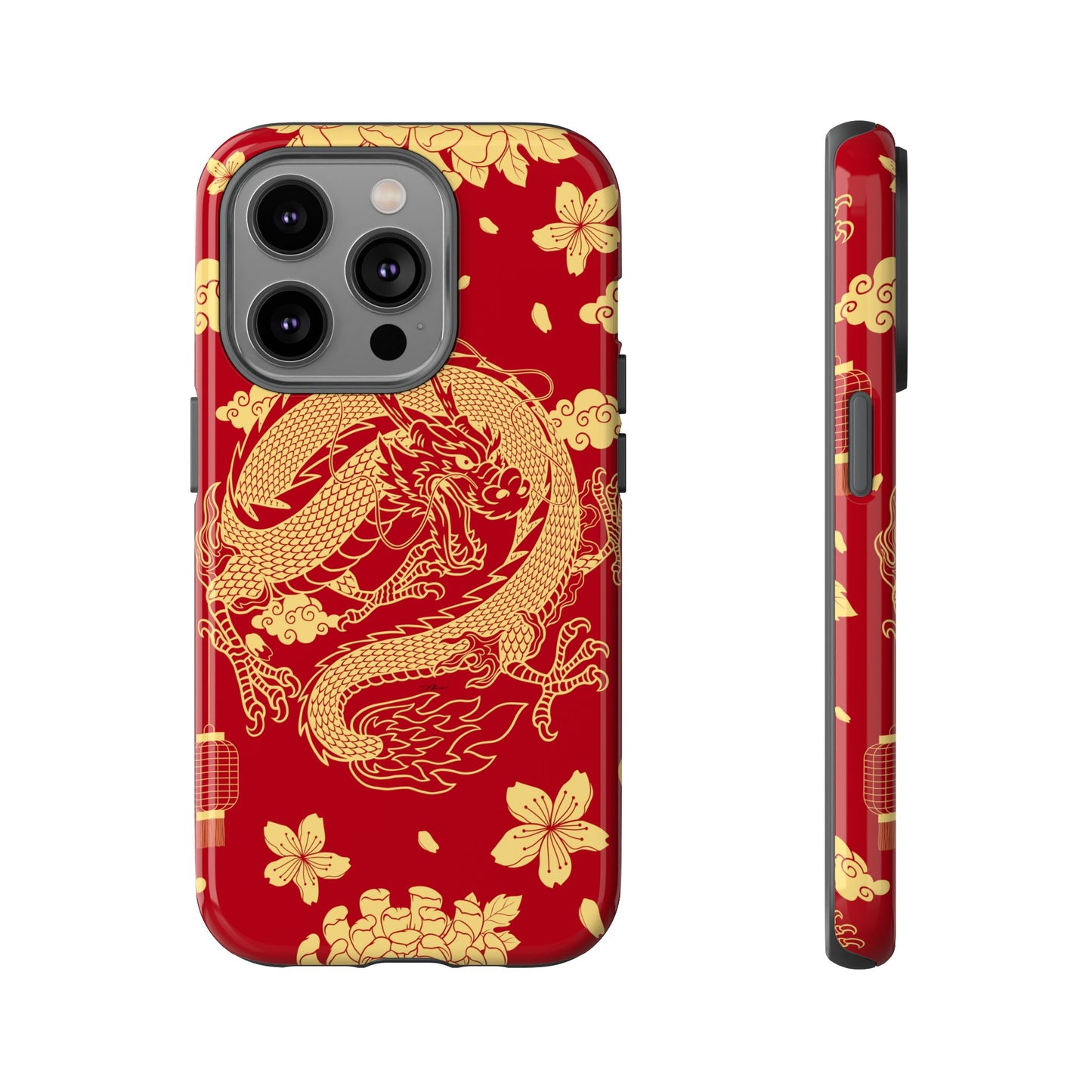 Year of the Dragon - Red and Gold Dragon - Tough Case