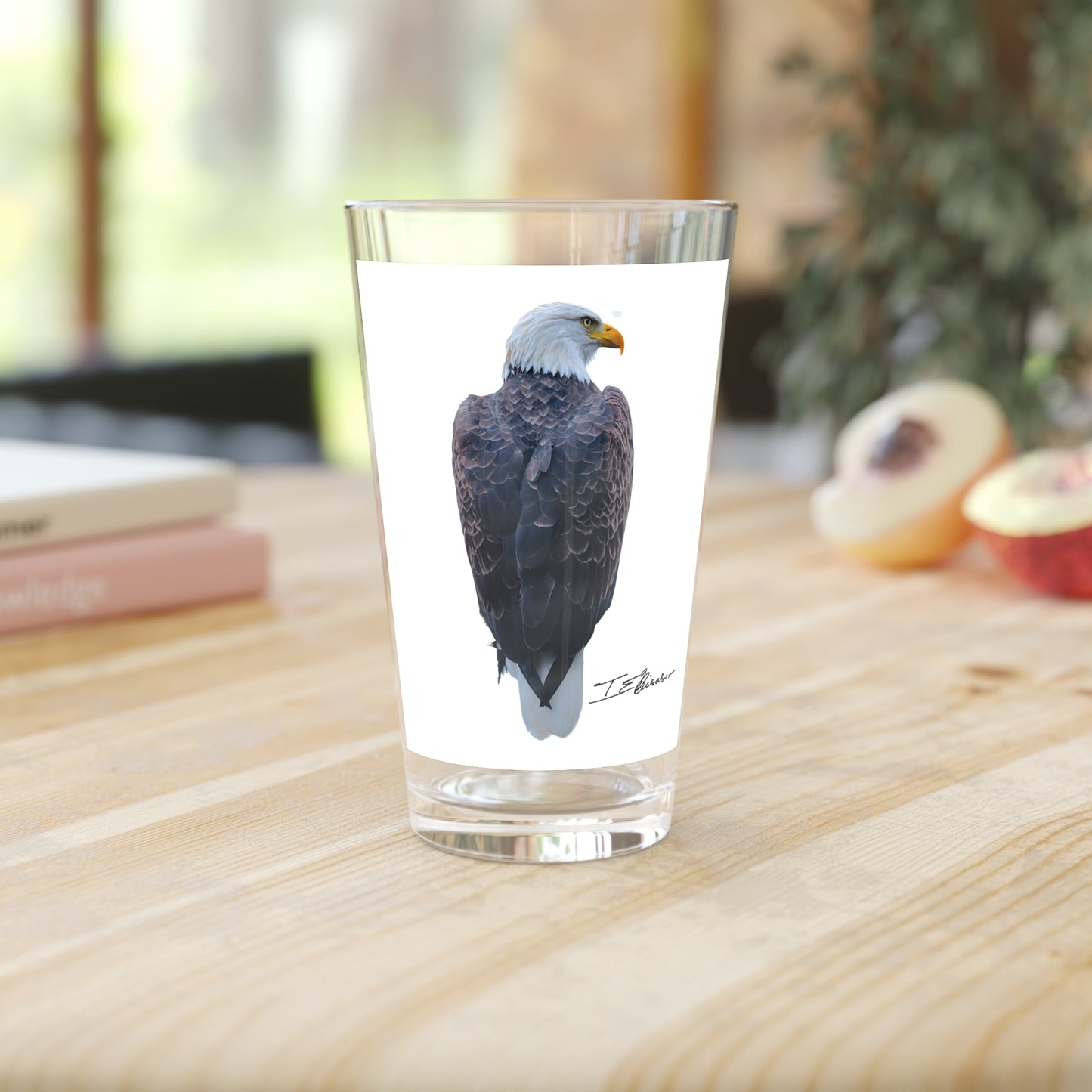 American Bald Eagle Pint Glass, 16oz
