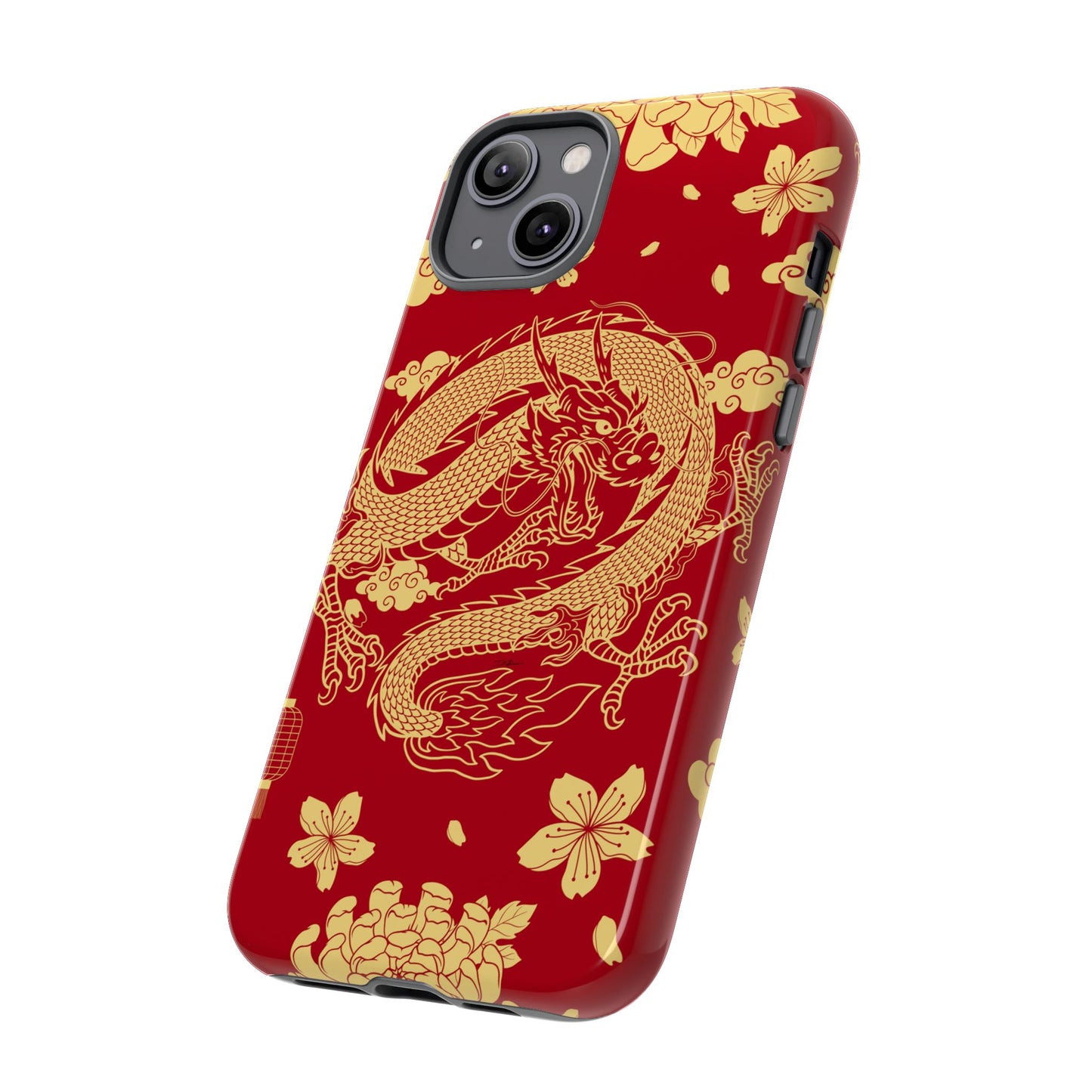 Year of the Dragon - Red and Gold Dragon - Tough Case