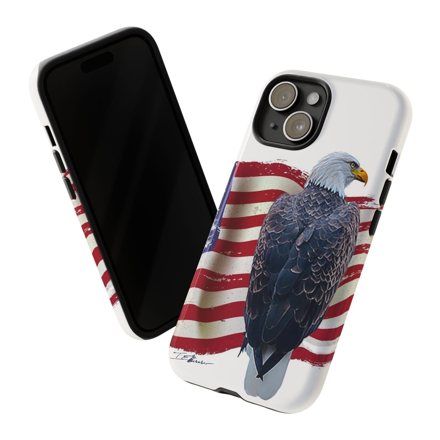 American Eagle and Flag Phone Case