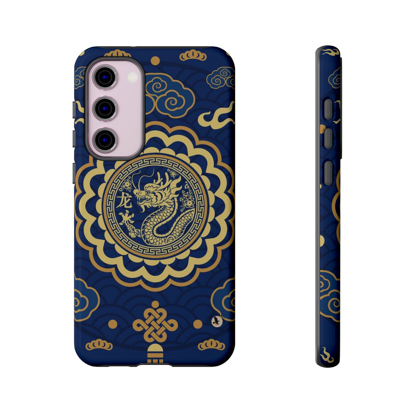 Year of the Dragon - Blue and Gold Dragon Phone Case