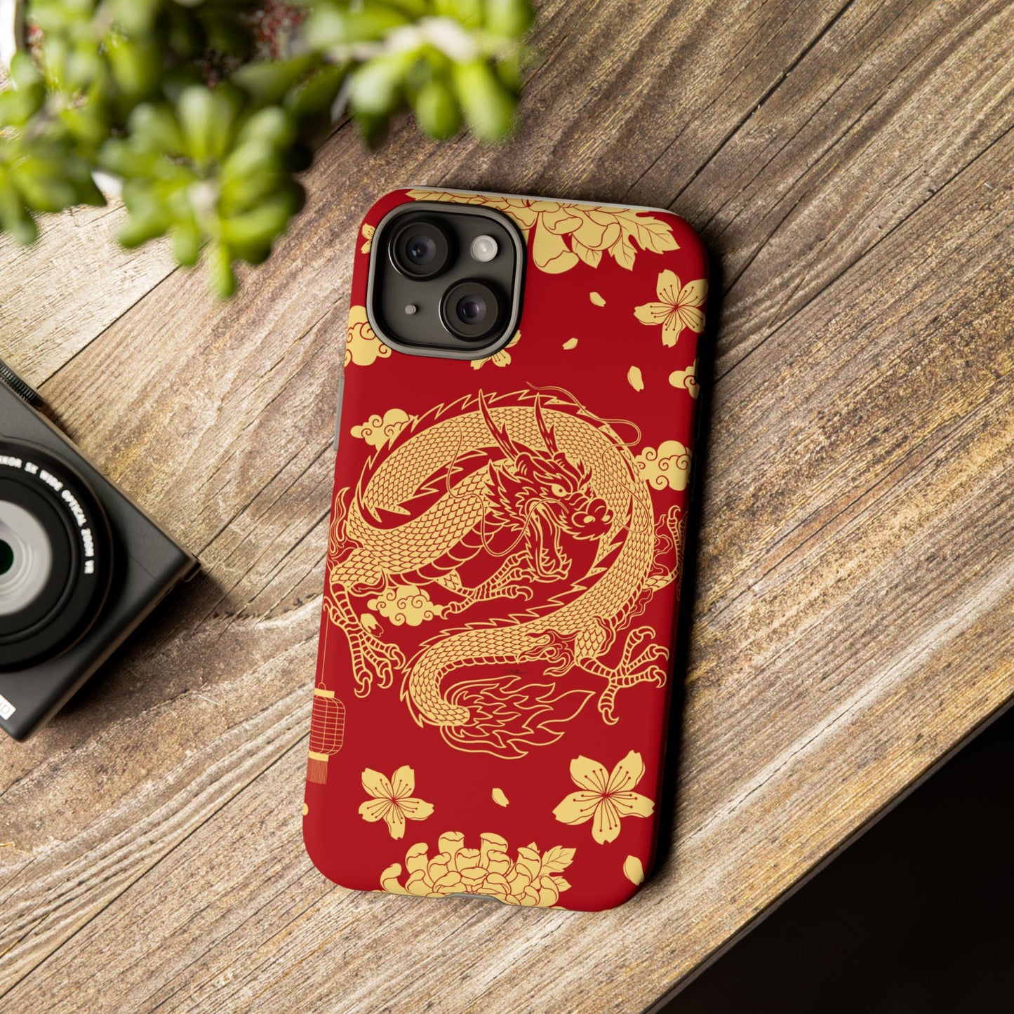 Year of the Dragon - Red and Gold Dragon - Tough Case
