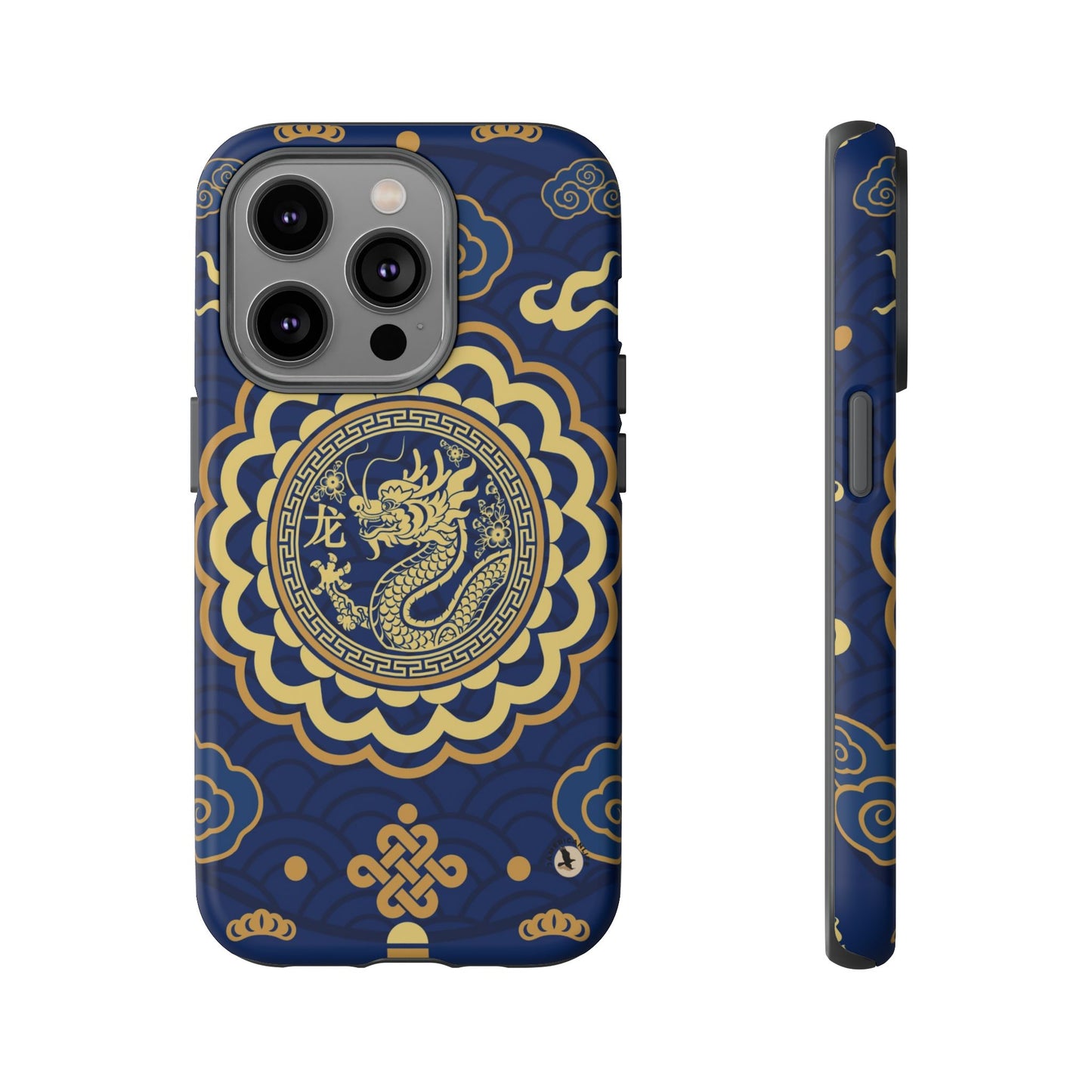 Year of the Dragon - Blue and Gold Dragon Phone Case