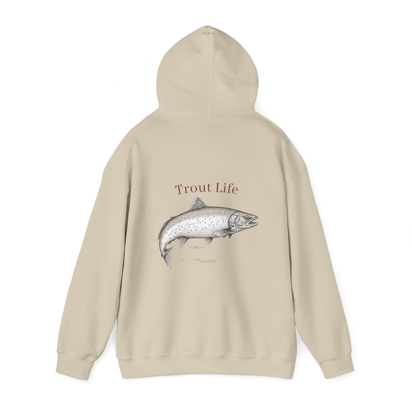 Trout Life(™)  Heavy Blend™ Hooded Sweatshirt
