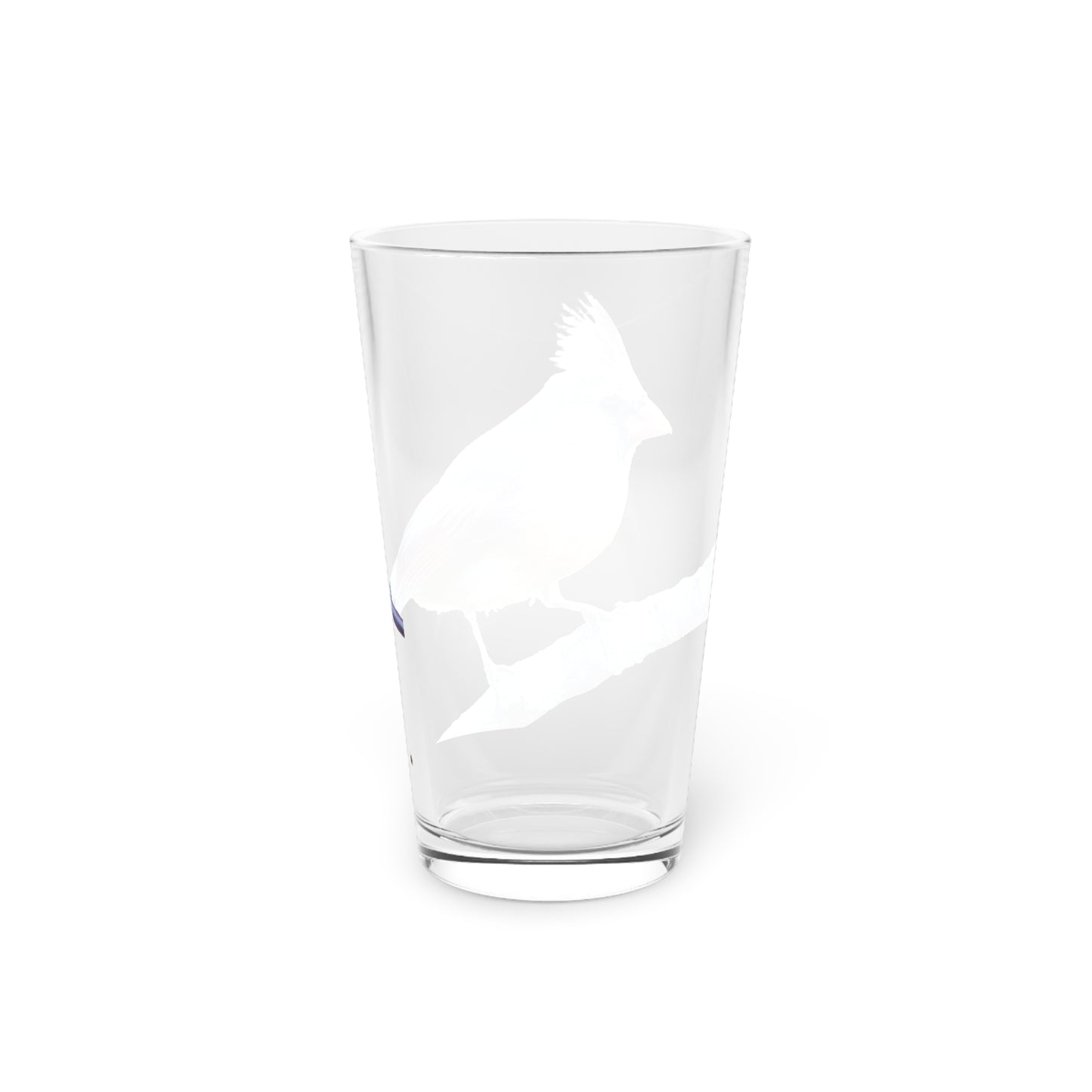 Glassware - Beautiful Female Cardinal Design for Nature Lovers and Bird Enthusiasts, 16oz