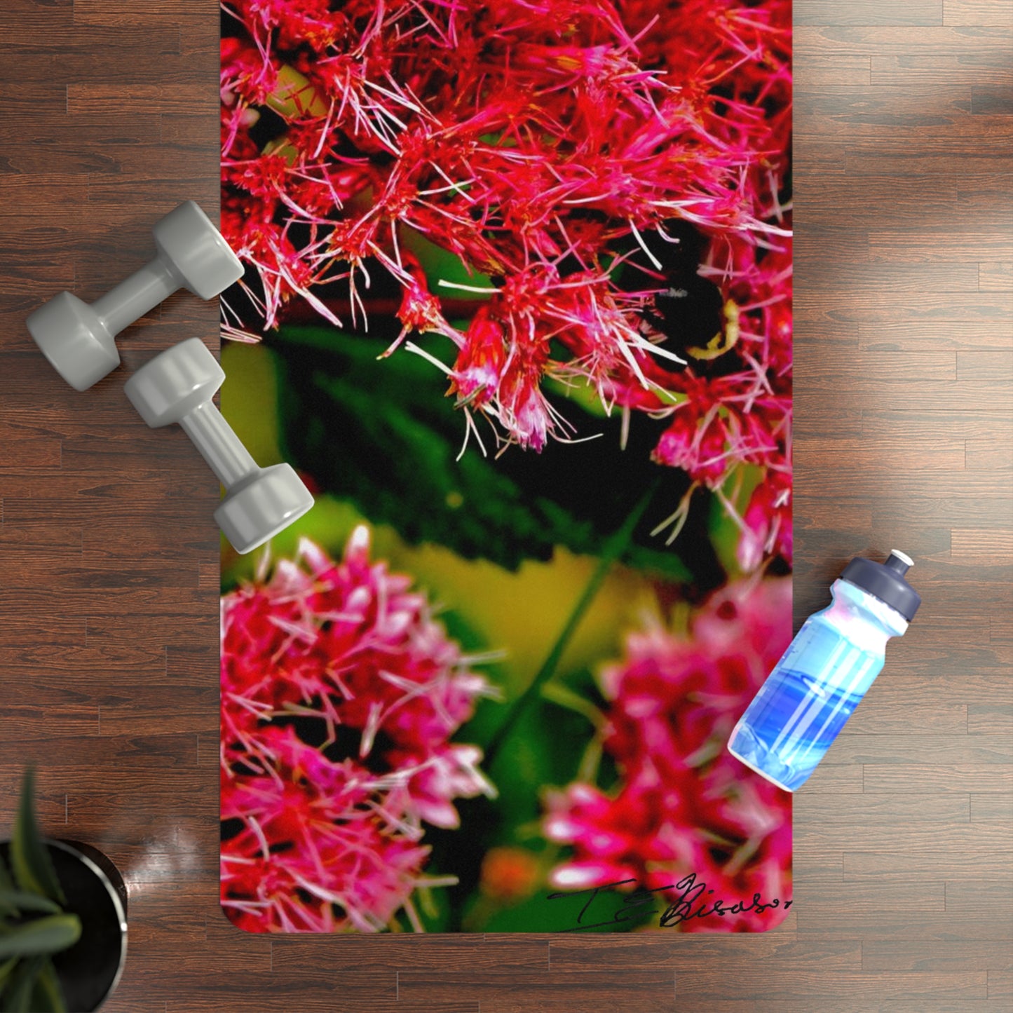Beautiful Flower Yoga Mat