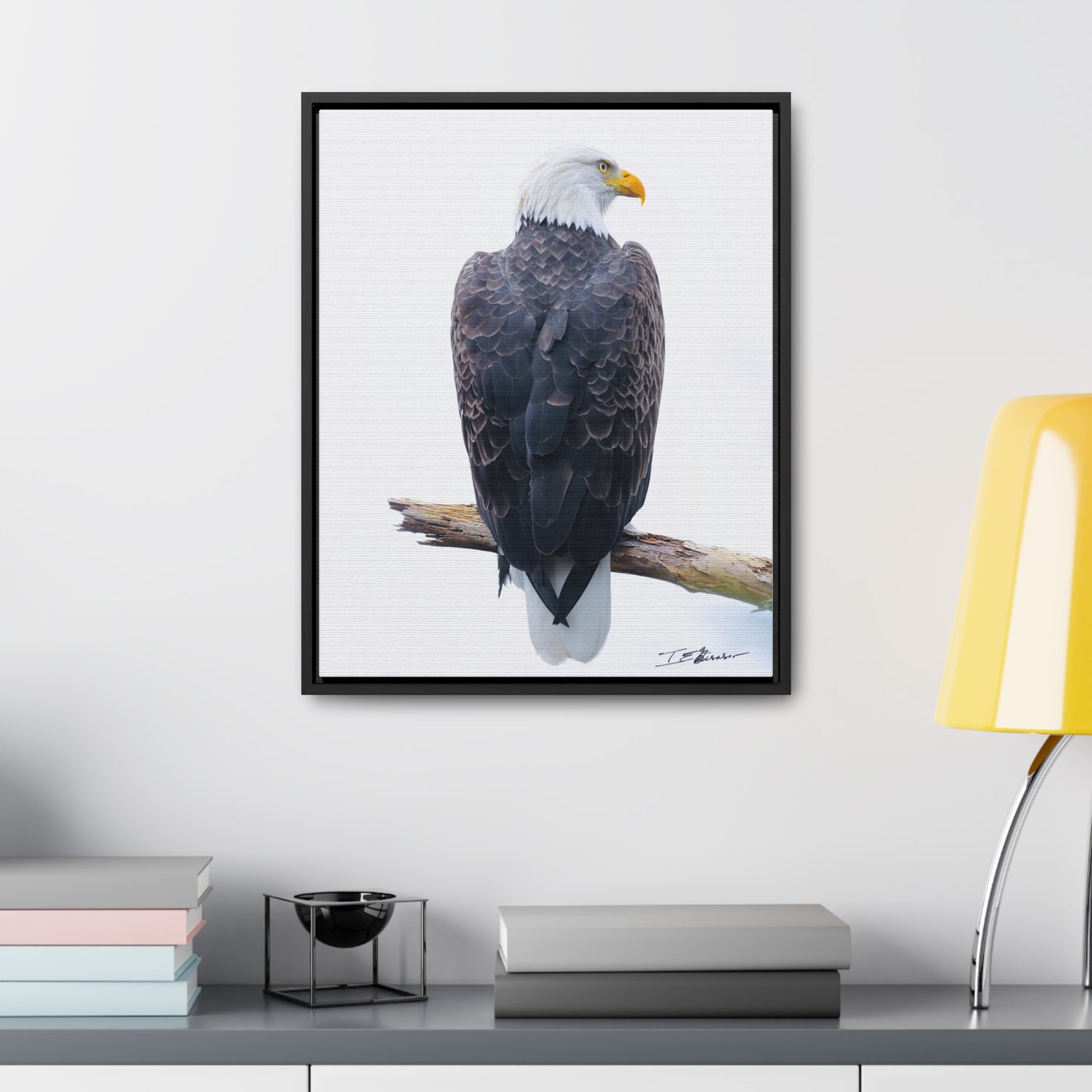 Majestic Bald Eagle Photograph on Canvas