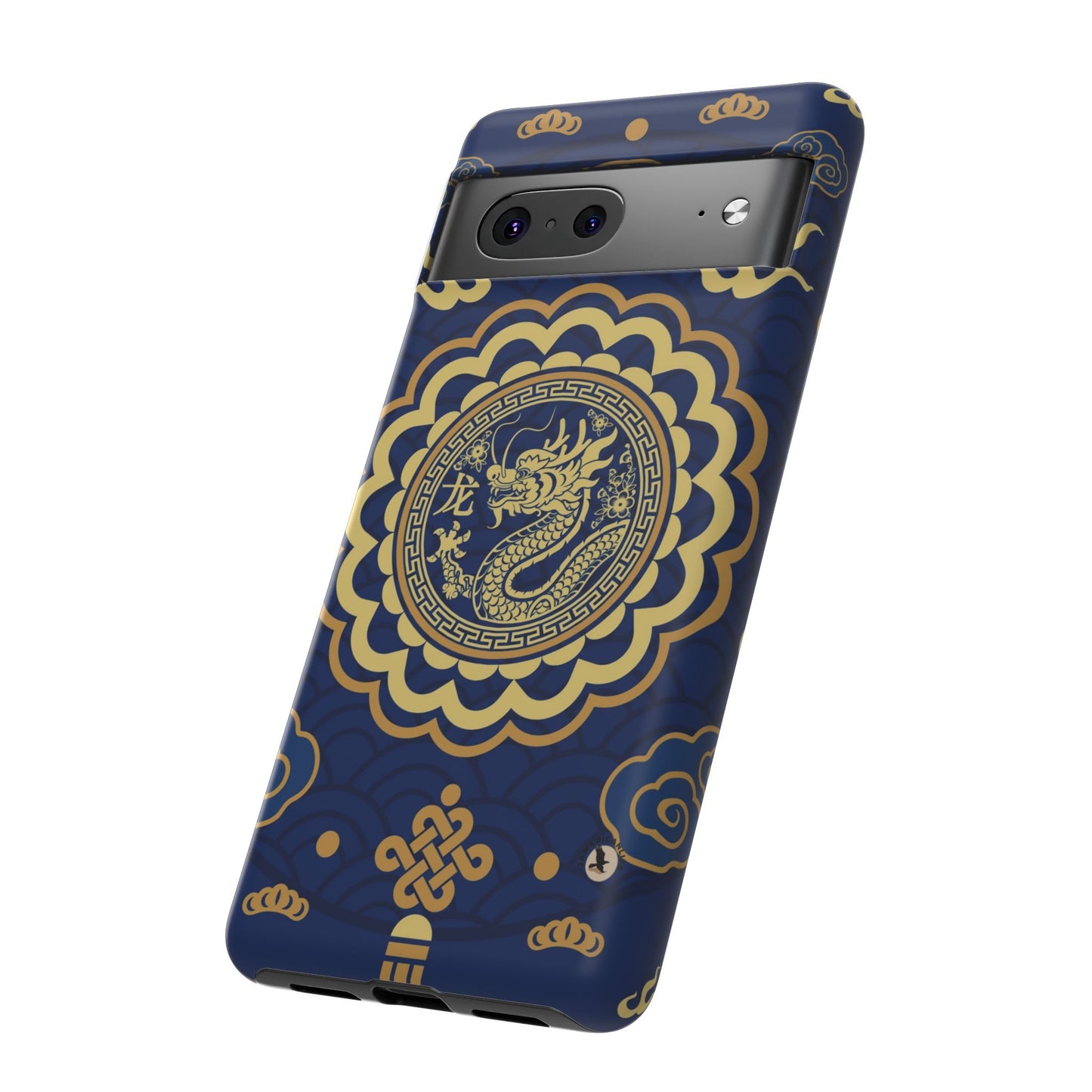 Year of the Dragon - Blue and Gold Dragon Phone Case