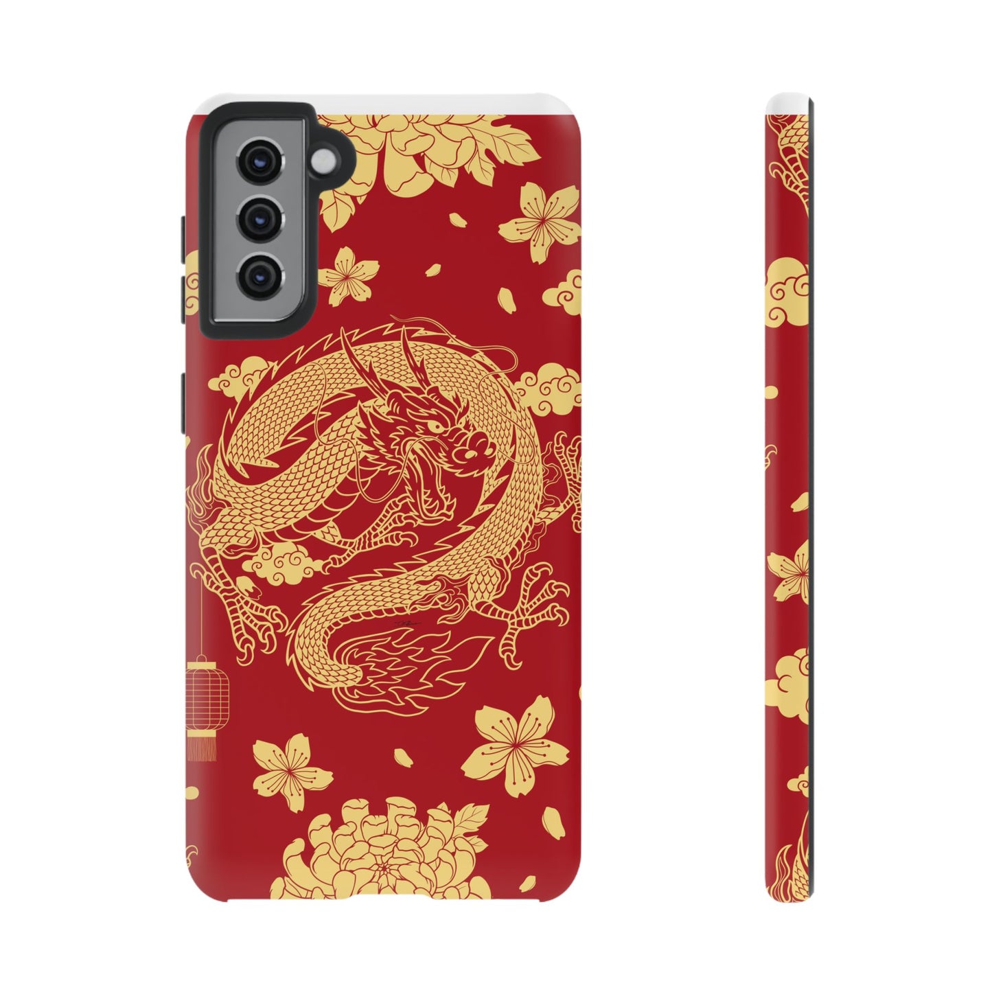 Year of the Dragon - Red and Gold Dragon - Tough Case