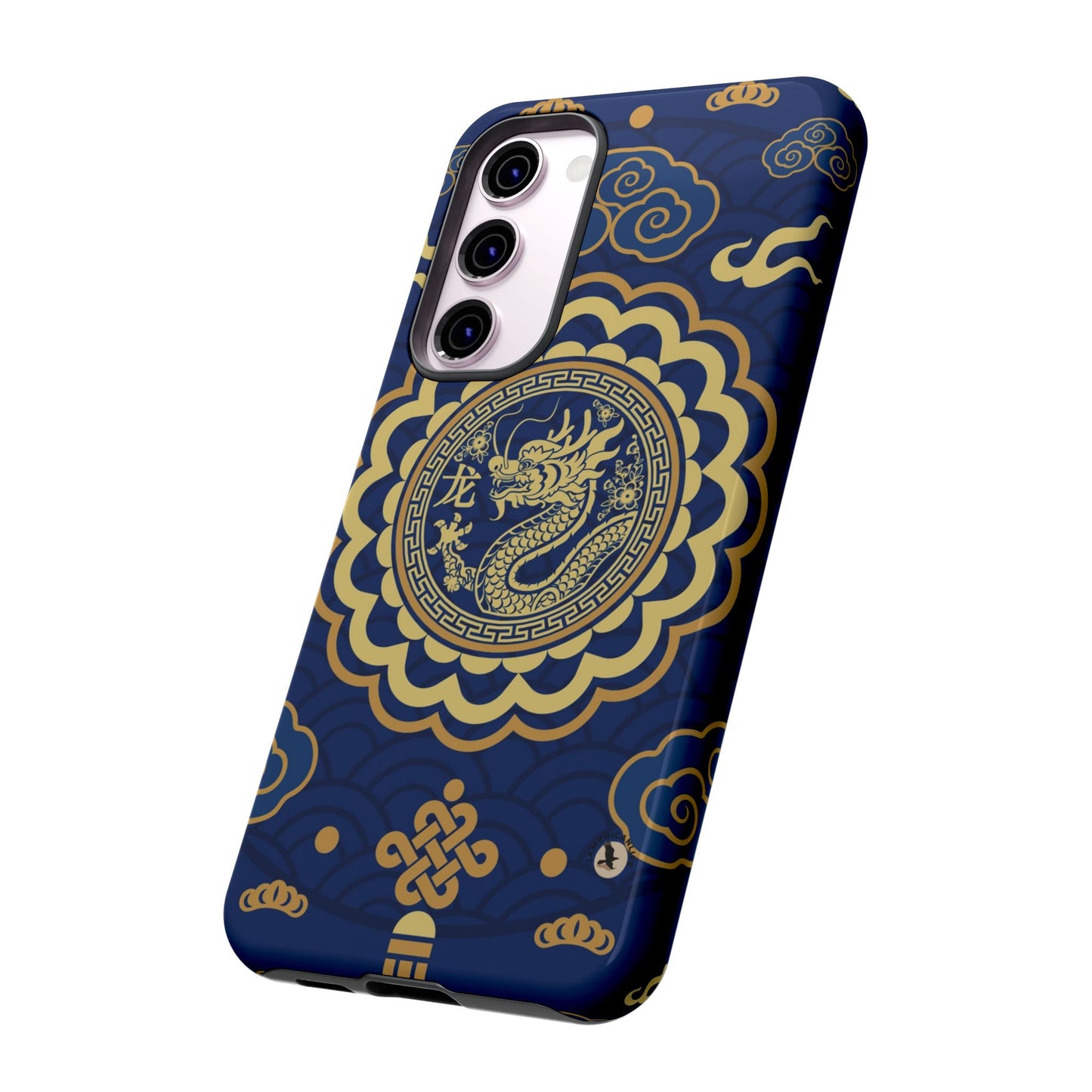 Year of the Dragon - Blue and Gold Dragon Phone Case