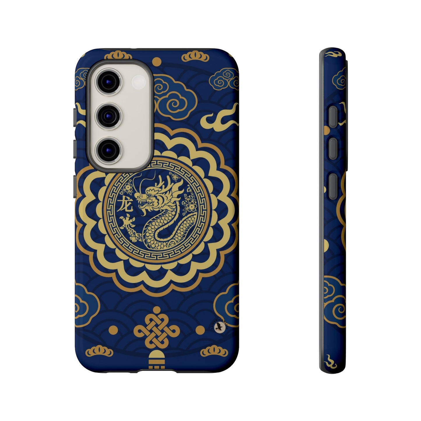 Year of the Dragon - Blue and Gold Dragon Phone Case