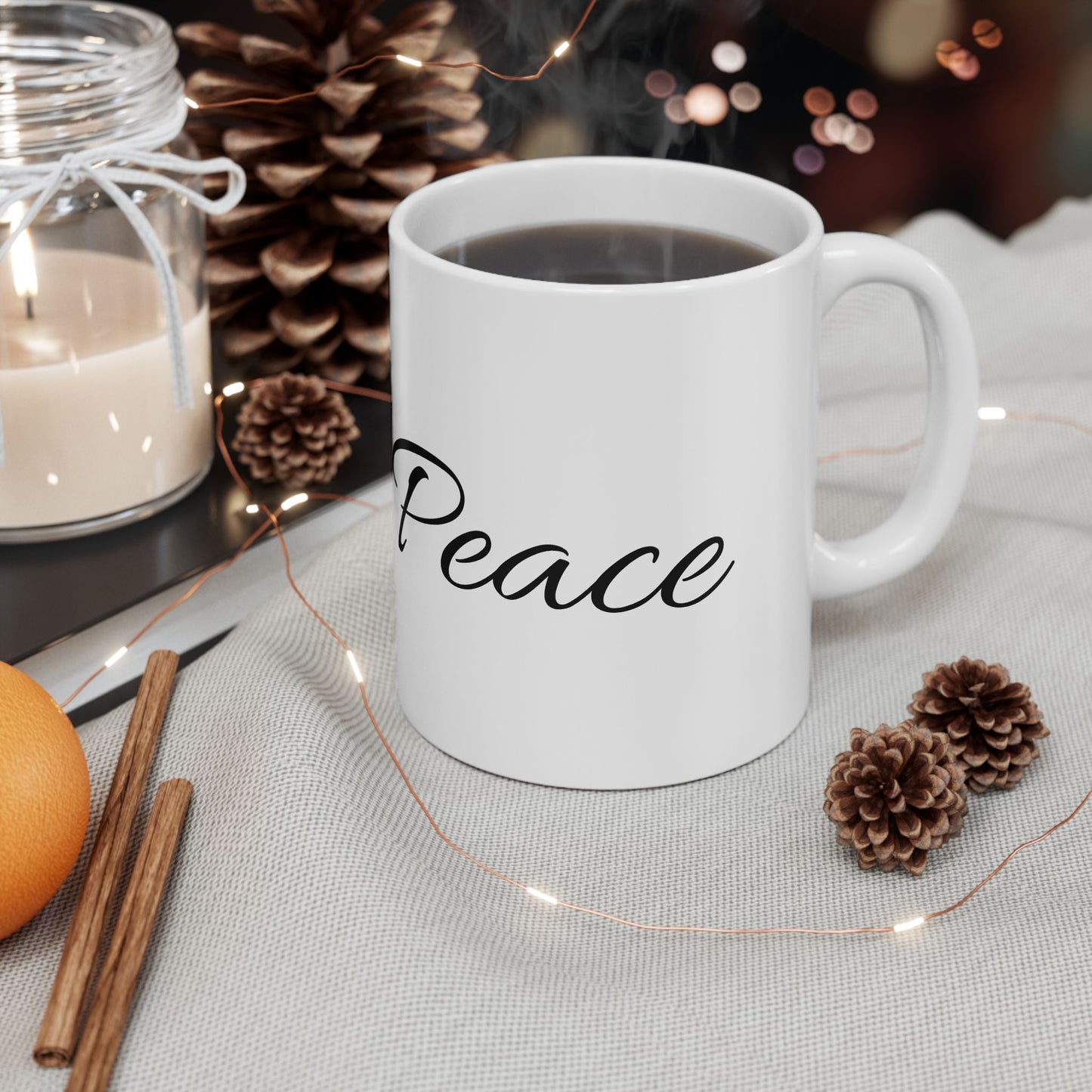 Invite Peace into Your Mornings Mug