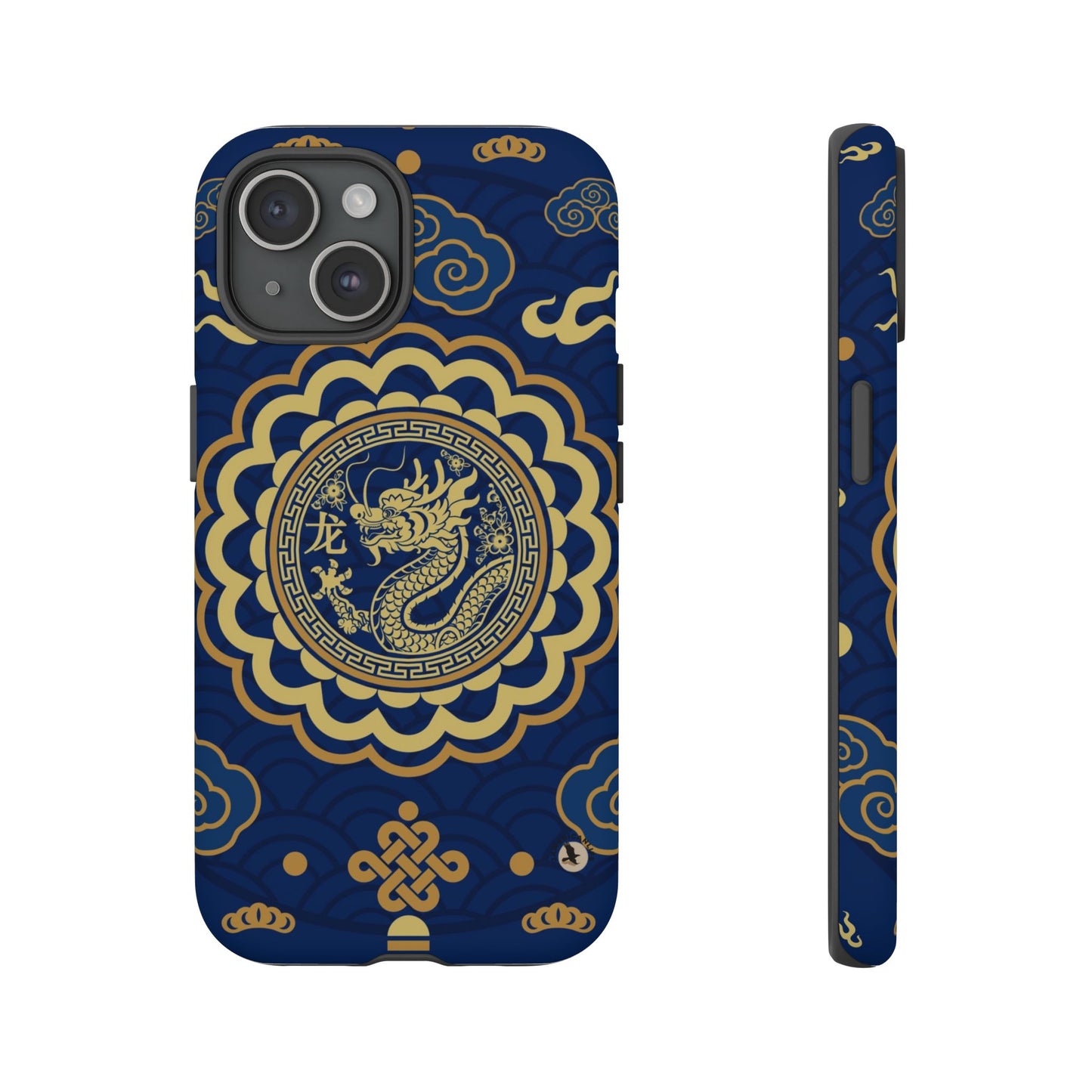 Year of the Dragon - Blue and Gold Dragon Phone Case