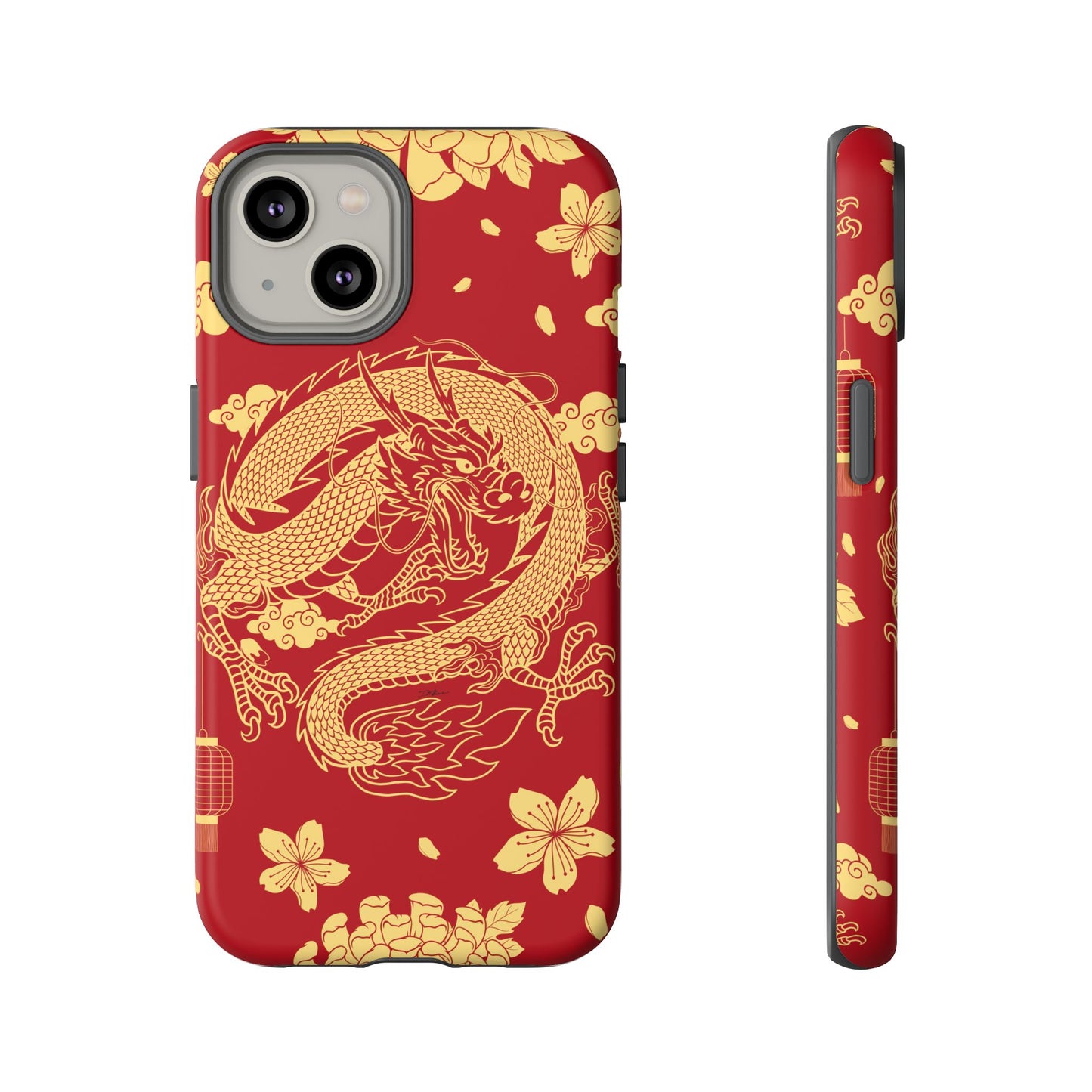 Year of the Dragon - Red and Gold Dragon - Tough Case