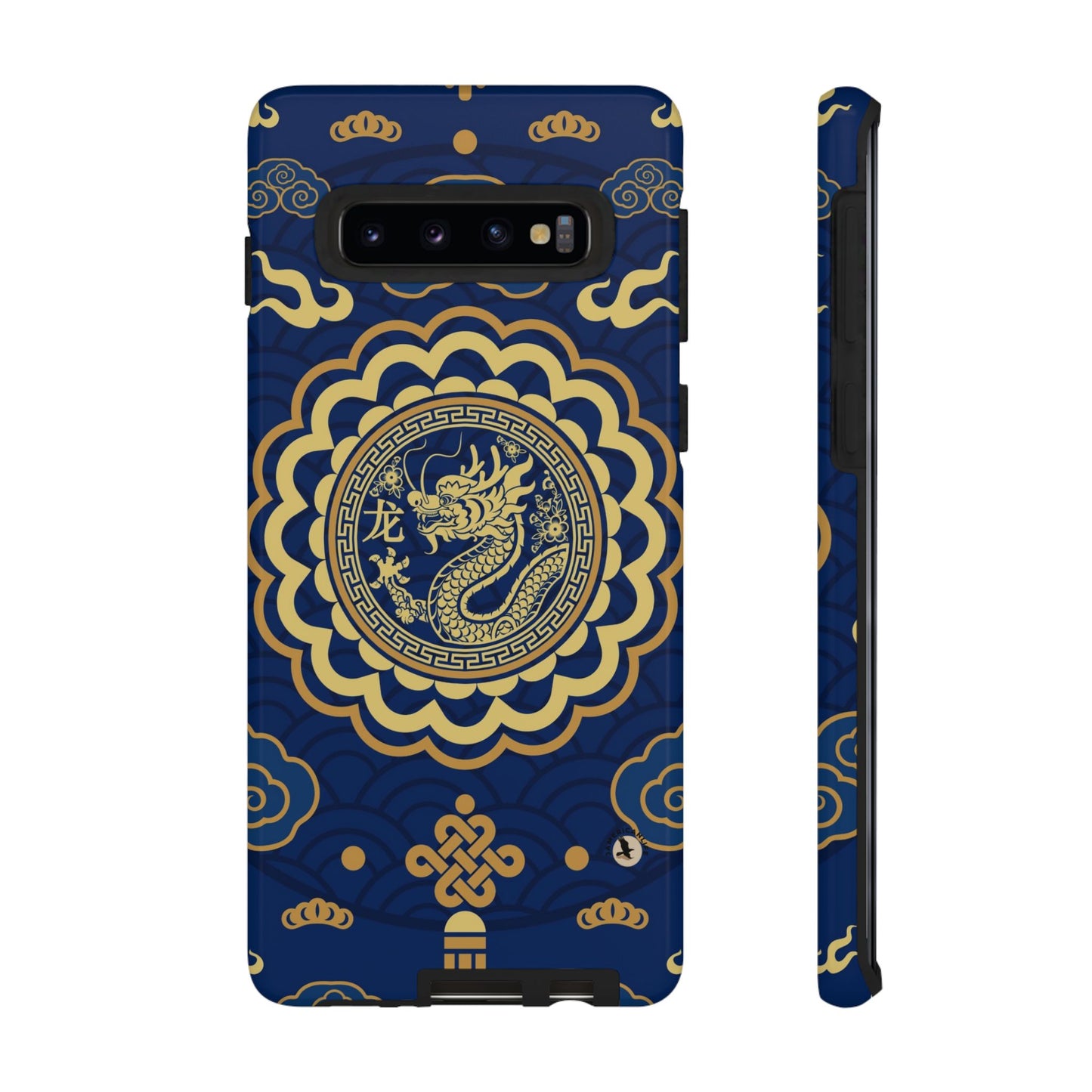 Year of the Dragon - Blue and Gold Dragon Phone Case