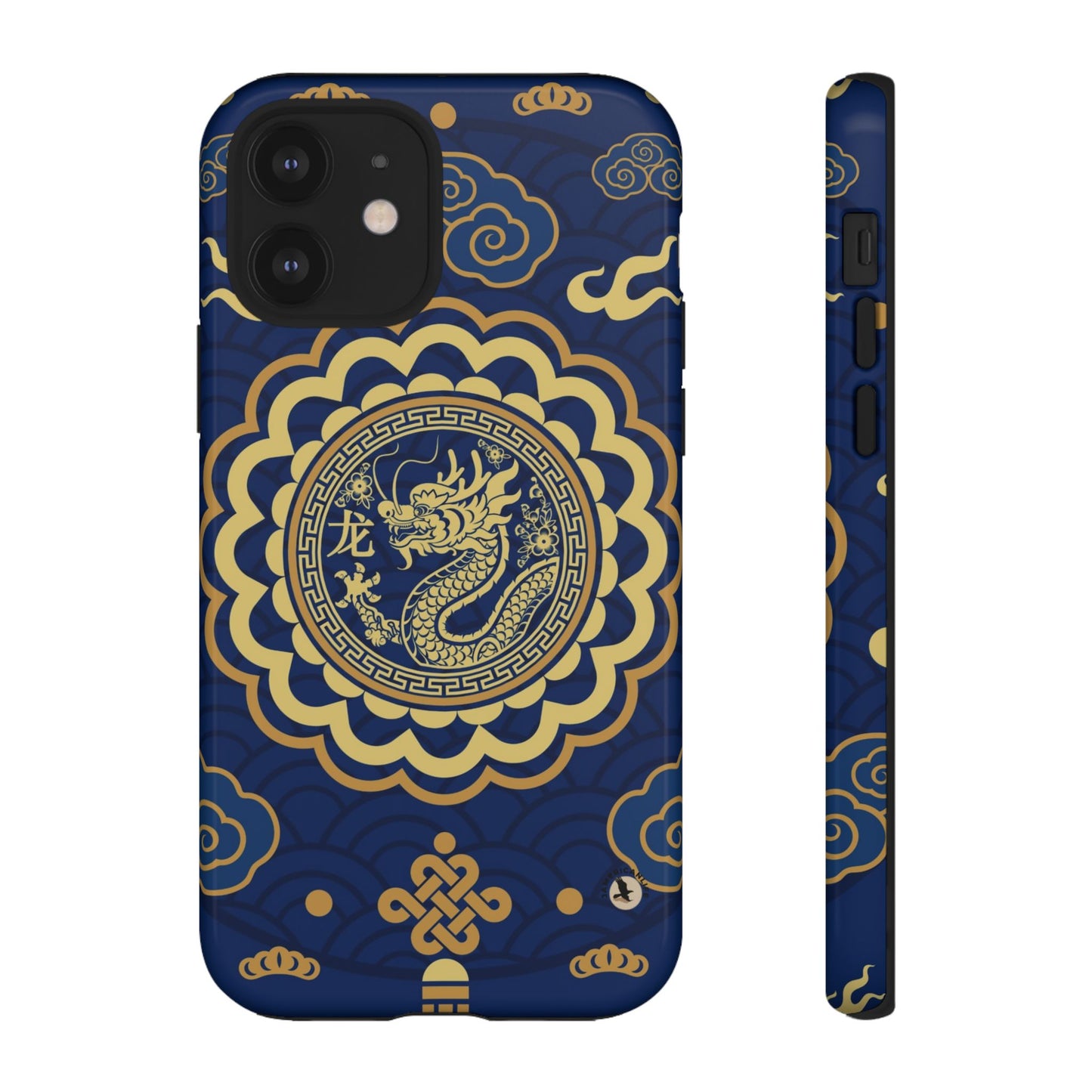 Year of the Dragon - Blue and Gold Dragon Phone Case