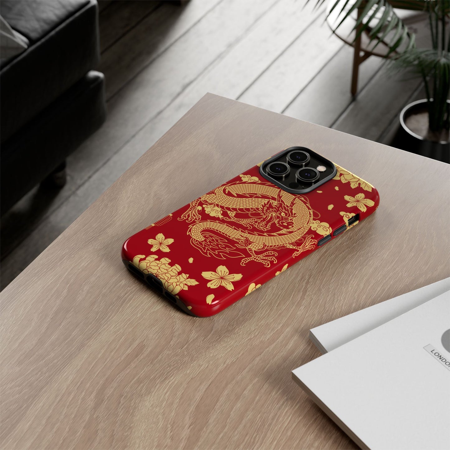 Year of the Dragon - Red and Gold Dragon - Tough Case