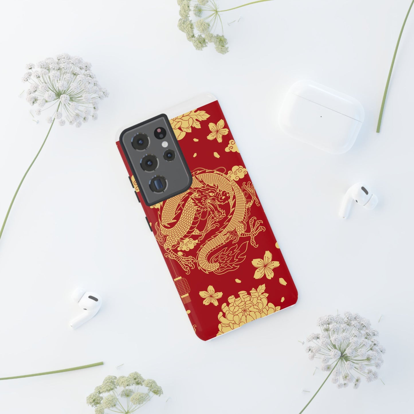 Year of the Dragon - Red and Gold Dragon - Tough Case