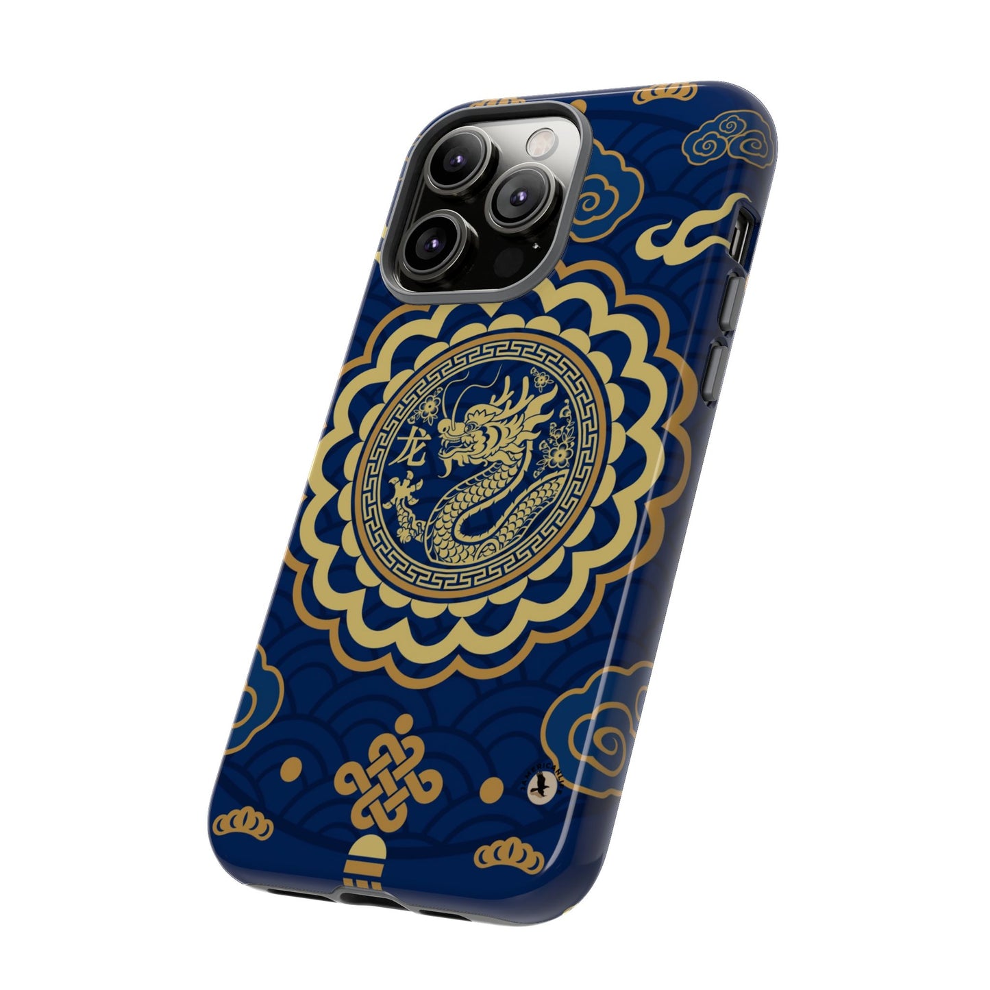 Year of the Dragon - Blue and Gold Dragon Phone Case