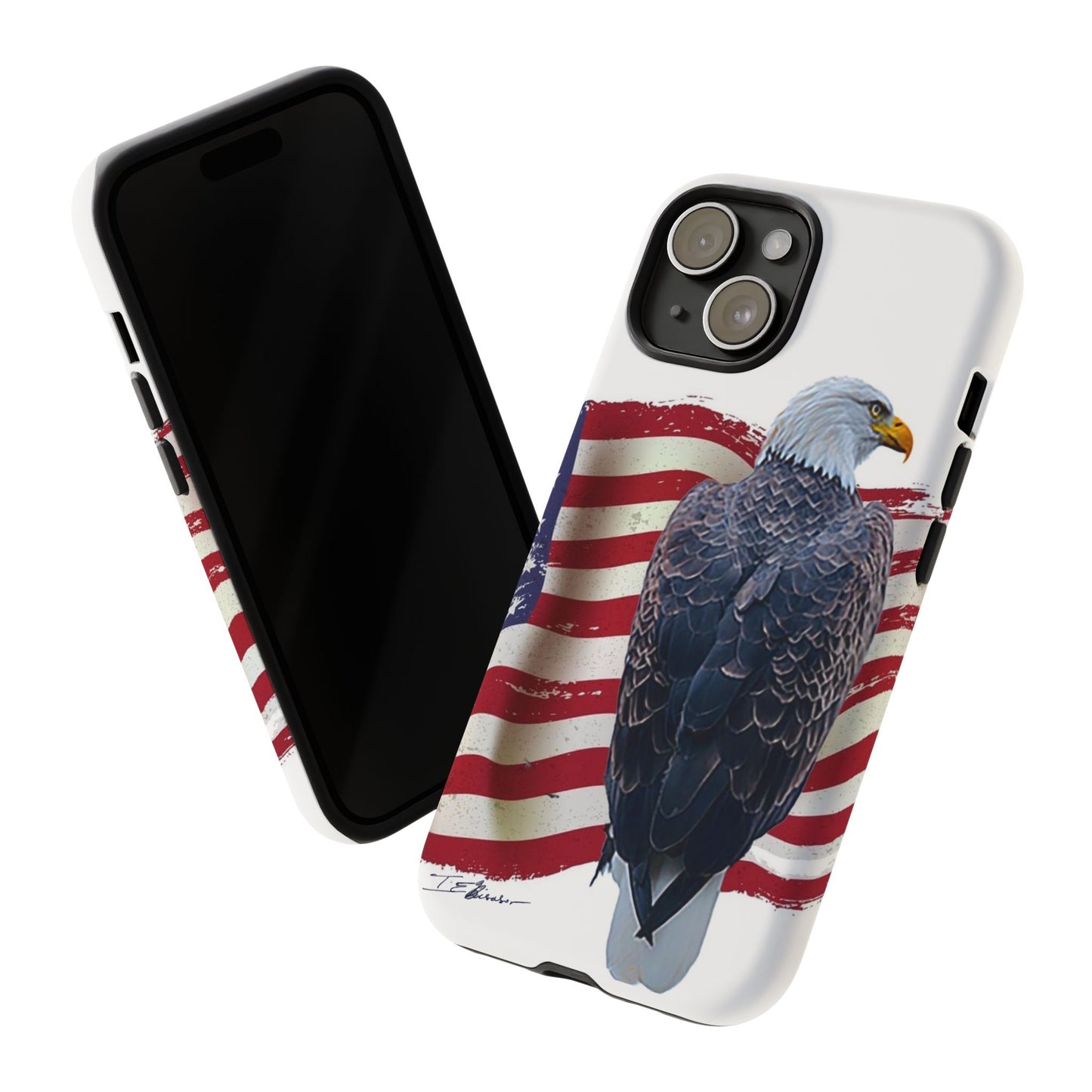 American Eagle and Flag Phone Case