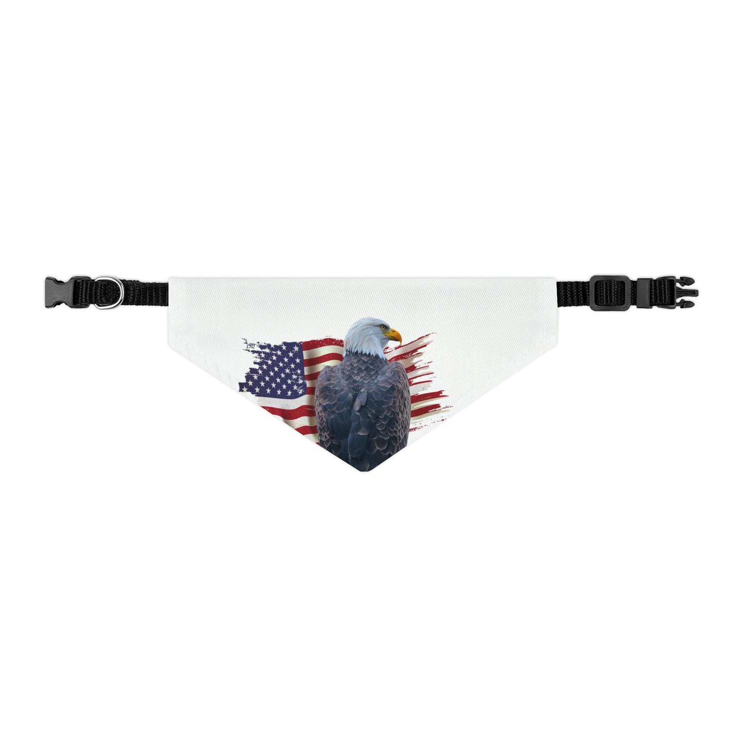 Pet Bandana Collar - American Flag and Eagle