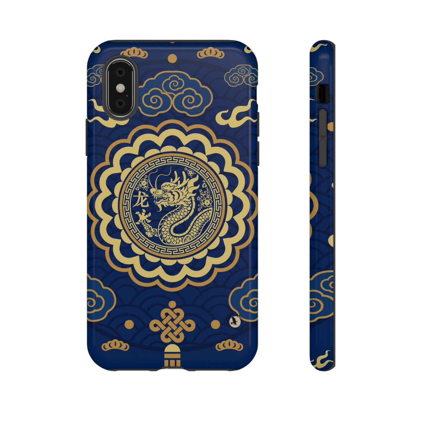 Year of the Dragon - Blue and Gold Dragon Phone Case