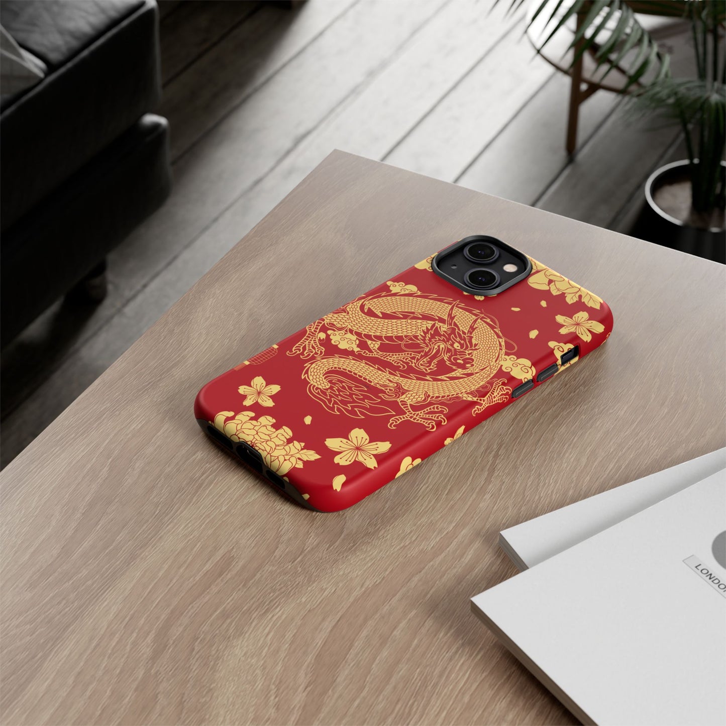 Year of the Dragon - Red and Gold Dragon - Tough Case