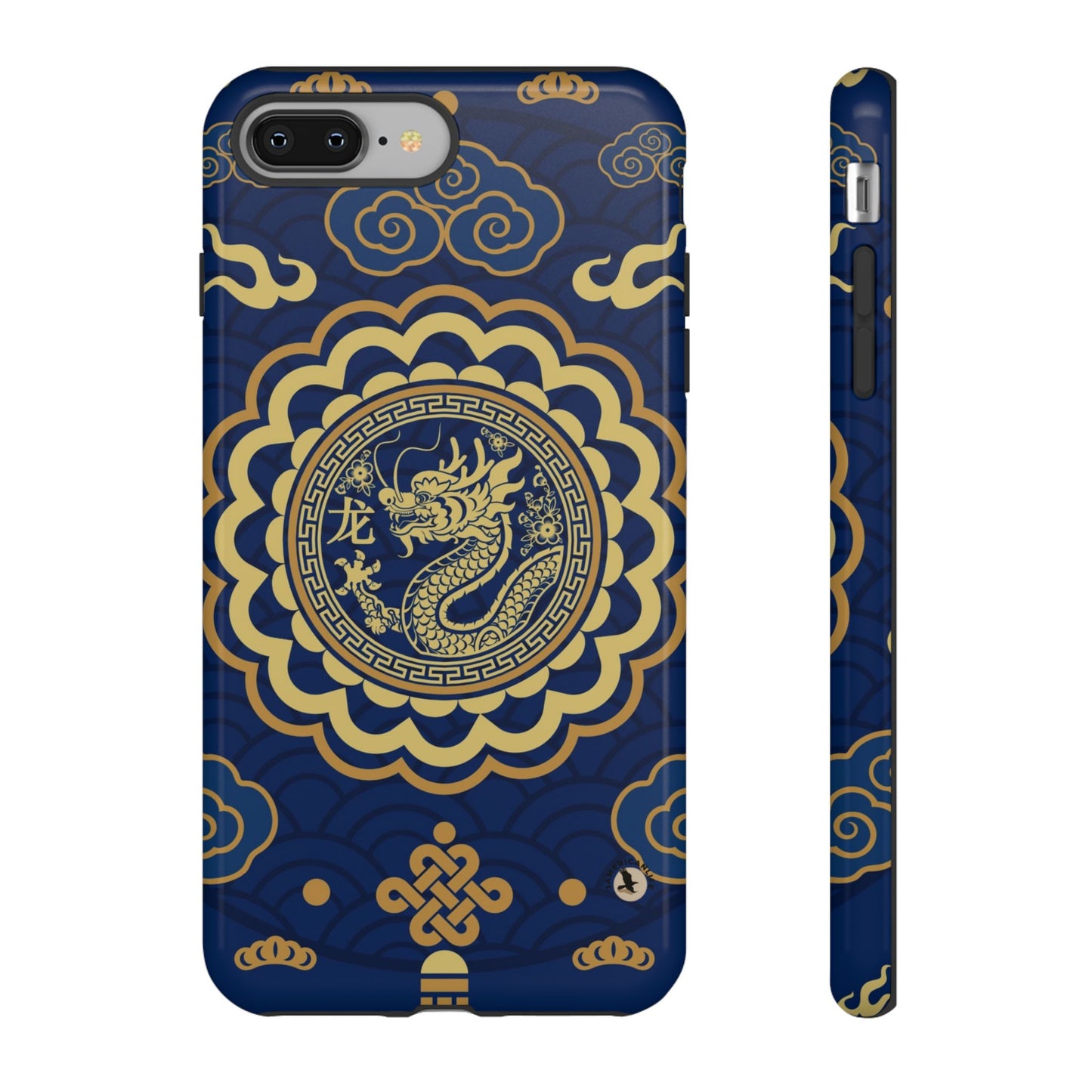 Year of the Dragon - Blue and Gold Dragon Phone Case