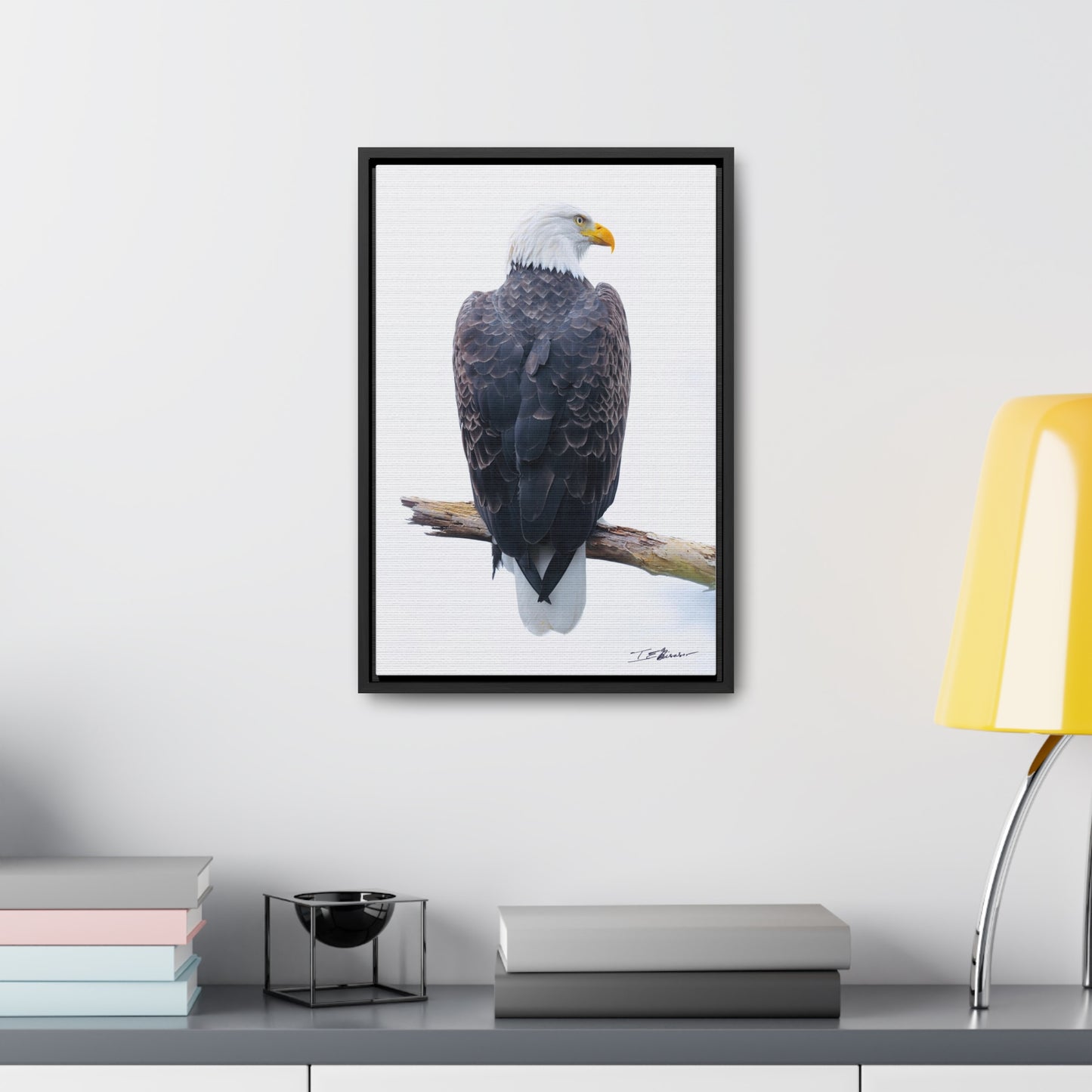 Majestic Bald Eagle Photograph on Canvas
