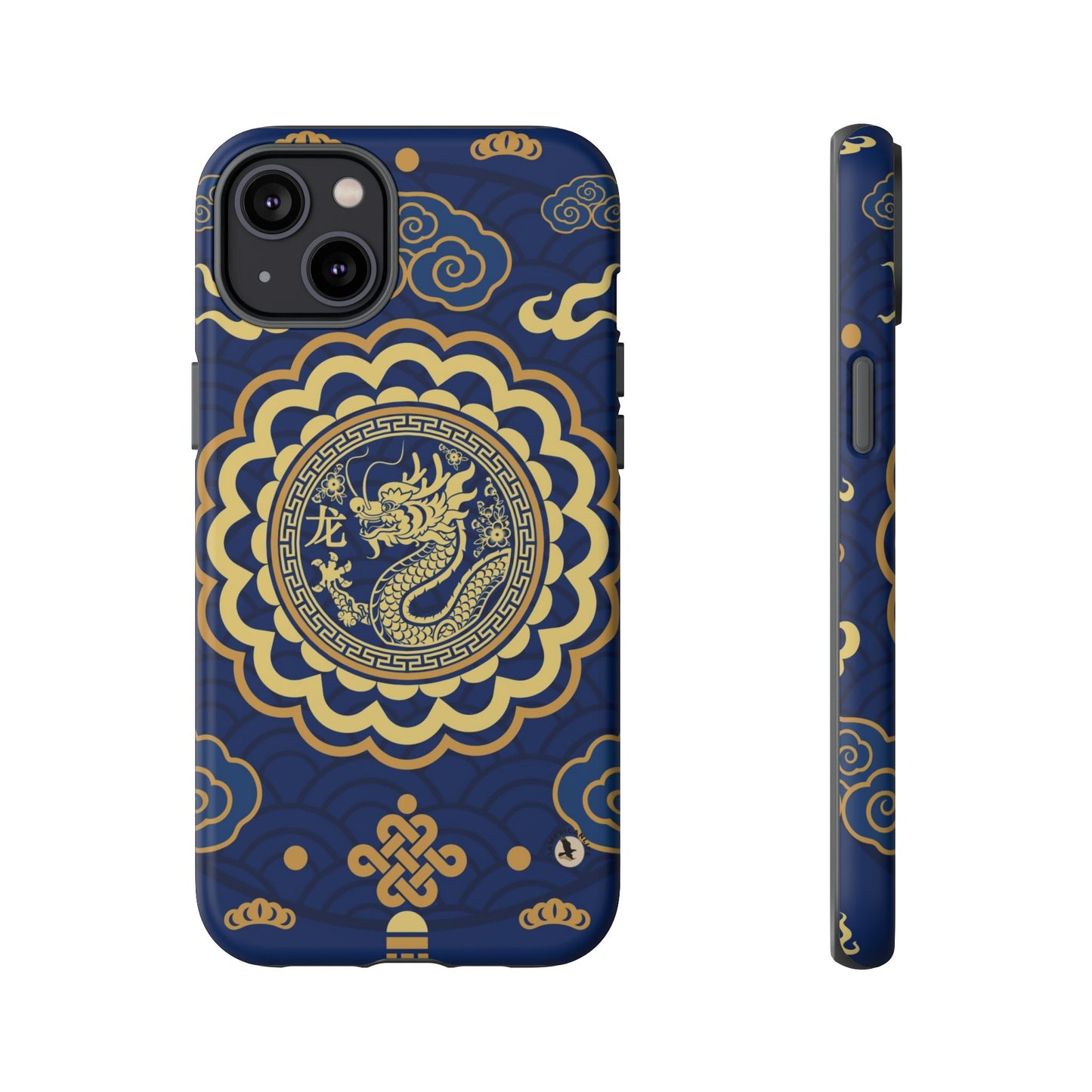 Year of the Dragon - Blue and Gold Dragon Phone Case