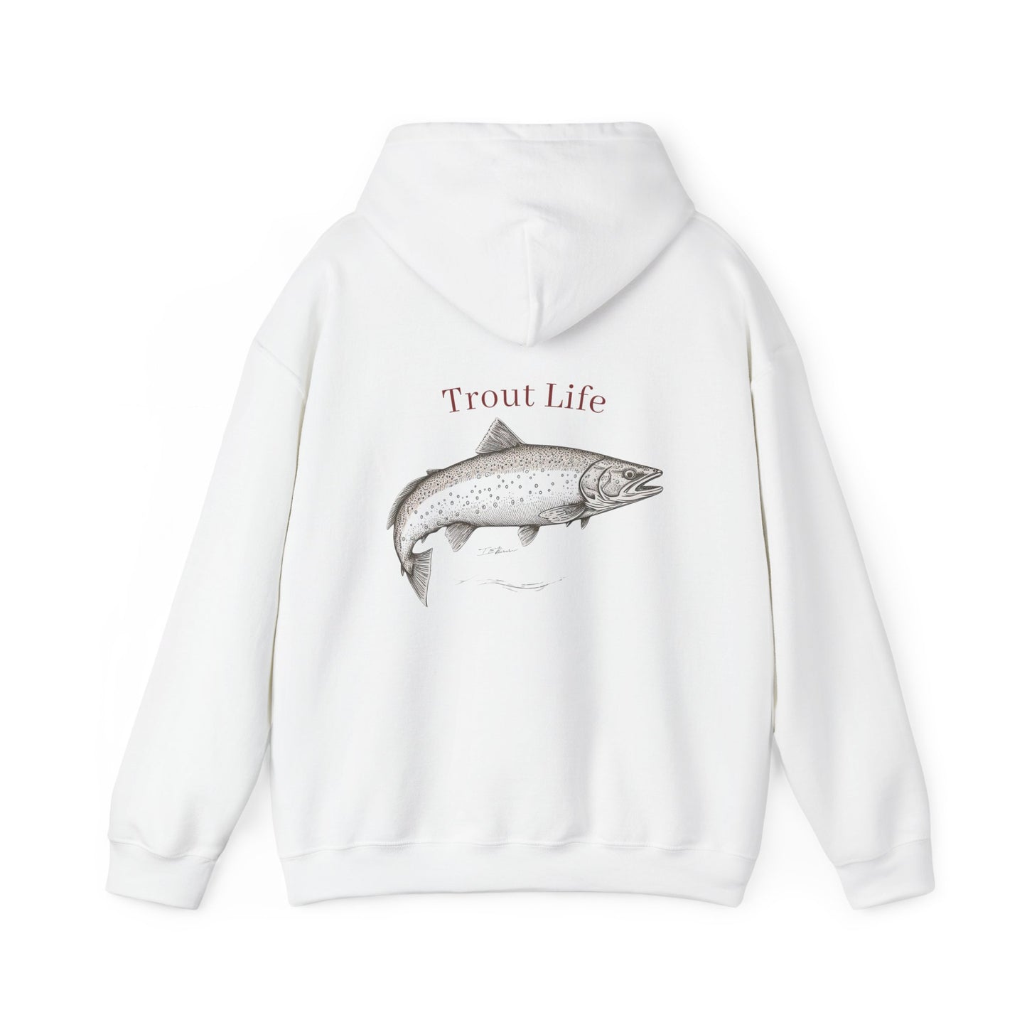 Trout Life(™)  Heavy Blend™ Hooded Sweatshirt