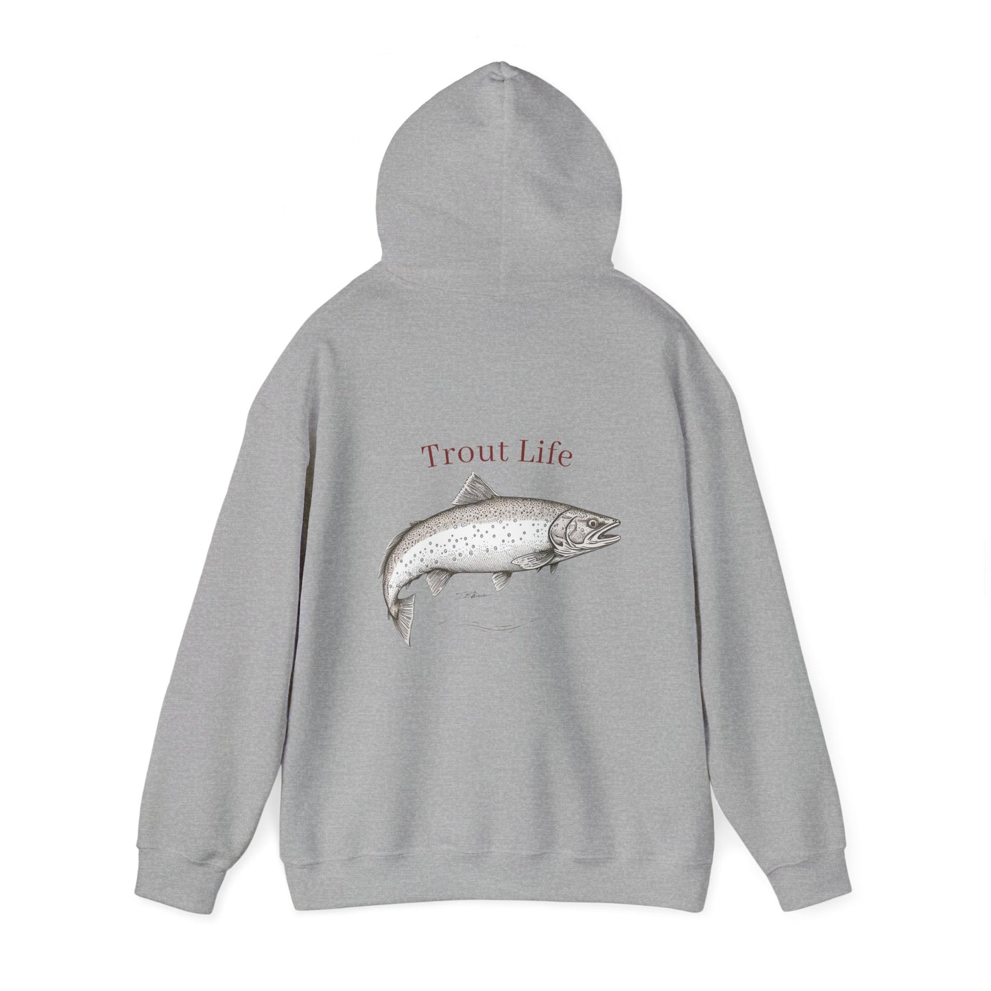 Trout Life(™)  Heavy Blend™ Hooded Sweatshirt