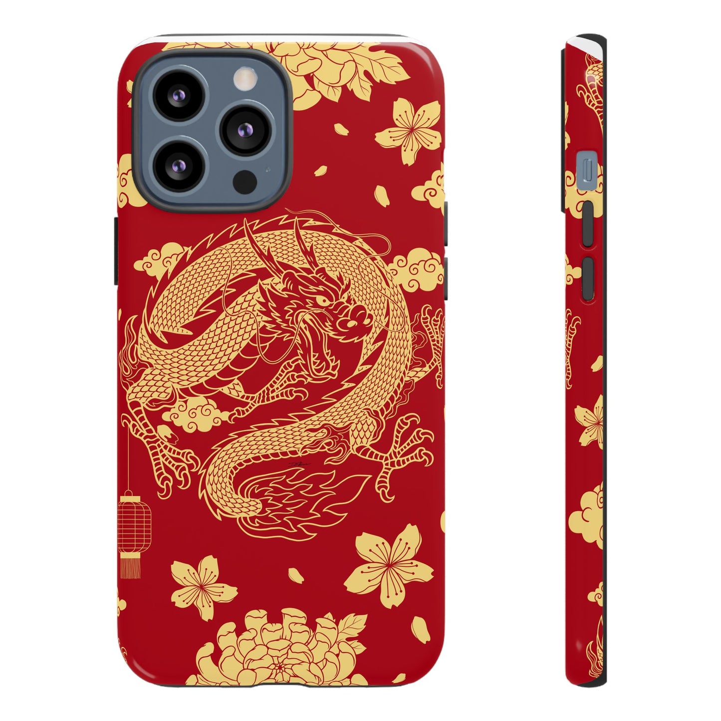 Year of the Dragon - Red and Gold Dragon - Tough Case