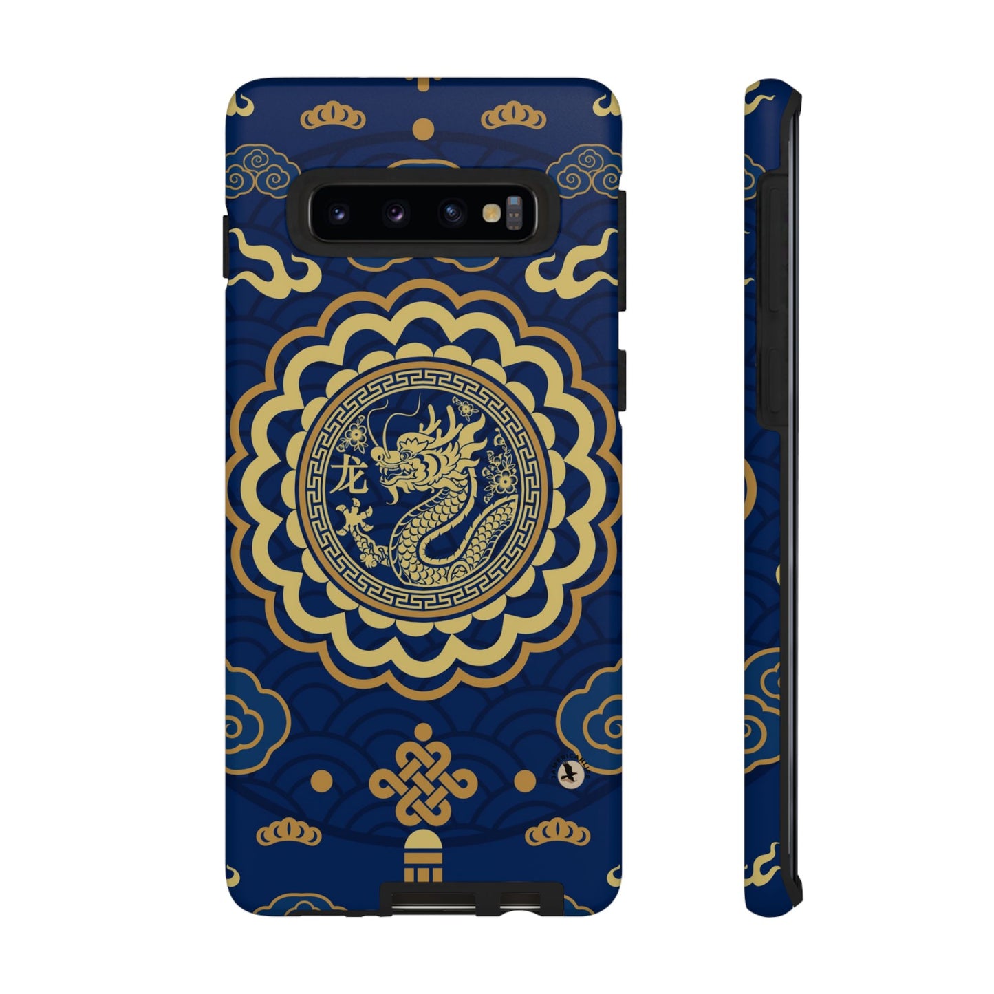 Year of the Dragon - Blue and Gold Dragon Phone Case